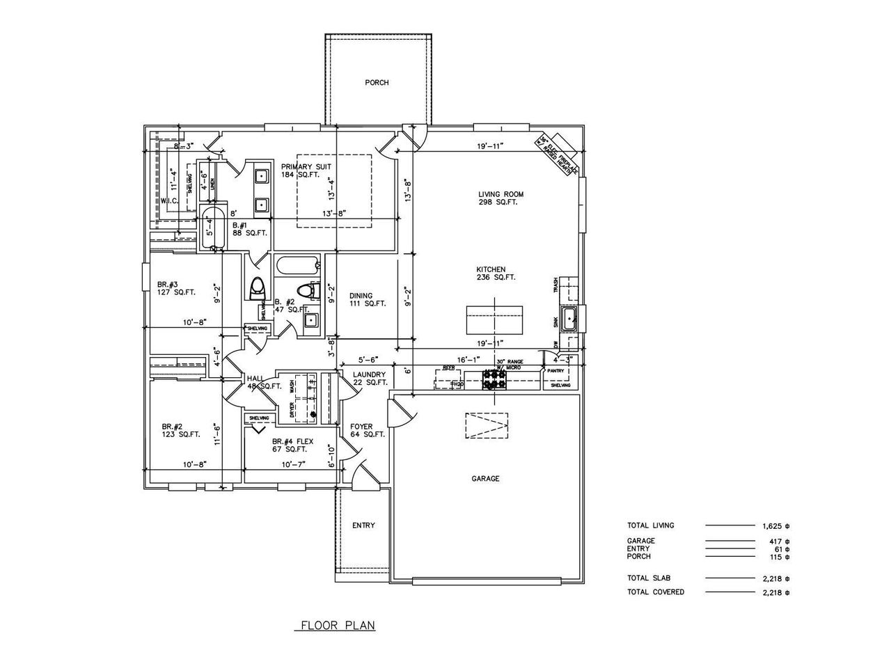 2D floor plan layout of this home in , Houston, TX (Image 2).