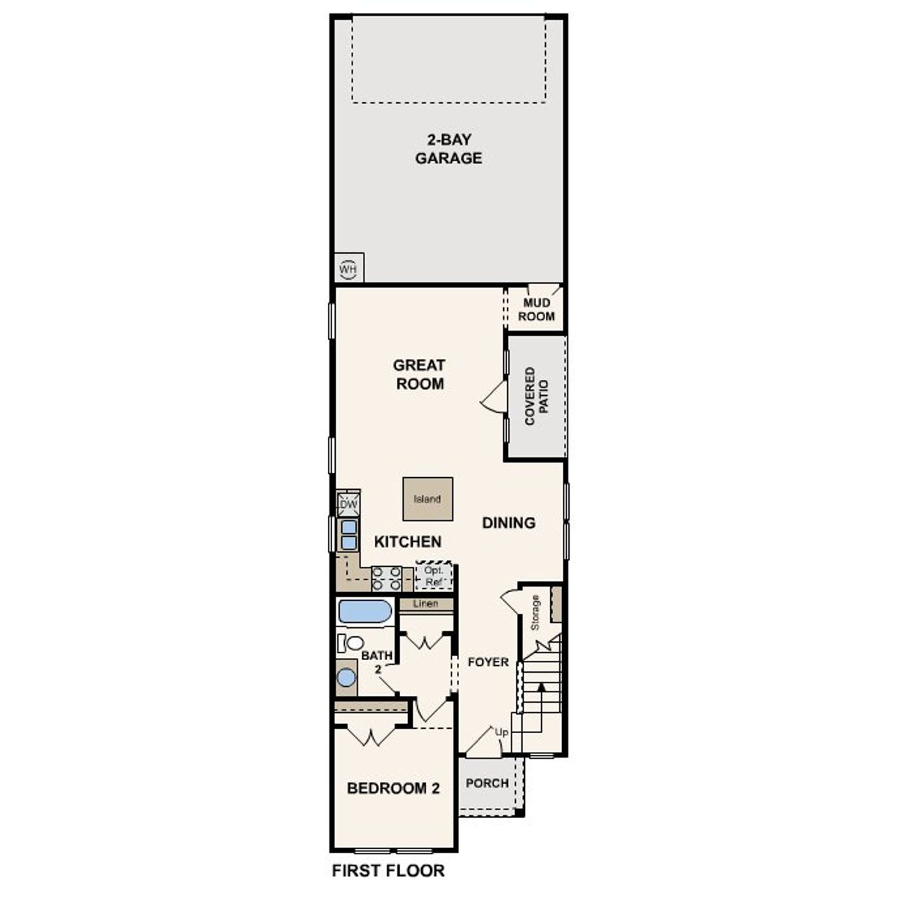 2D floor plan layout for the San Angelo II by Century Communities in Avery Centre, Round Rock, TX (Image 2). 2D floor plan layout for the San Angelo II by Century Communities in Avery Centre, Round Rock, TX (Image 2).
