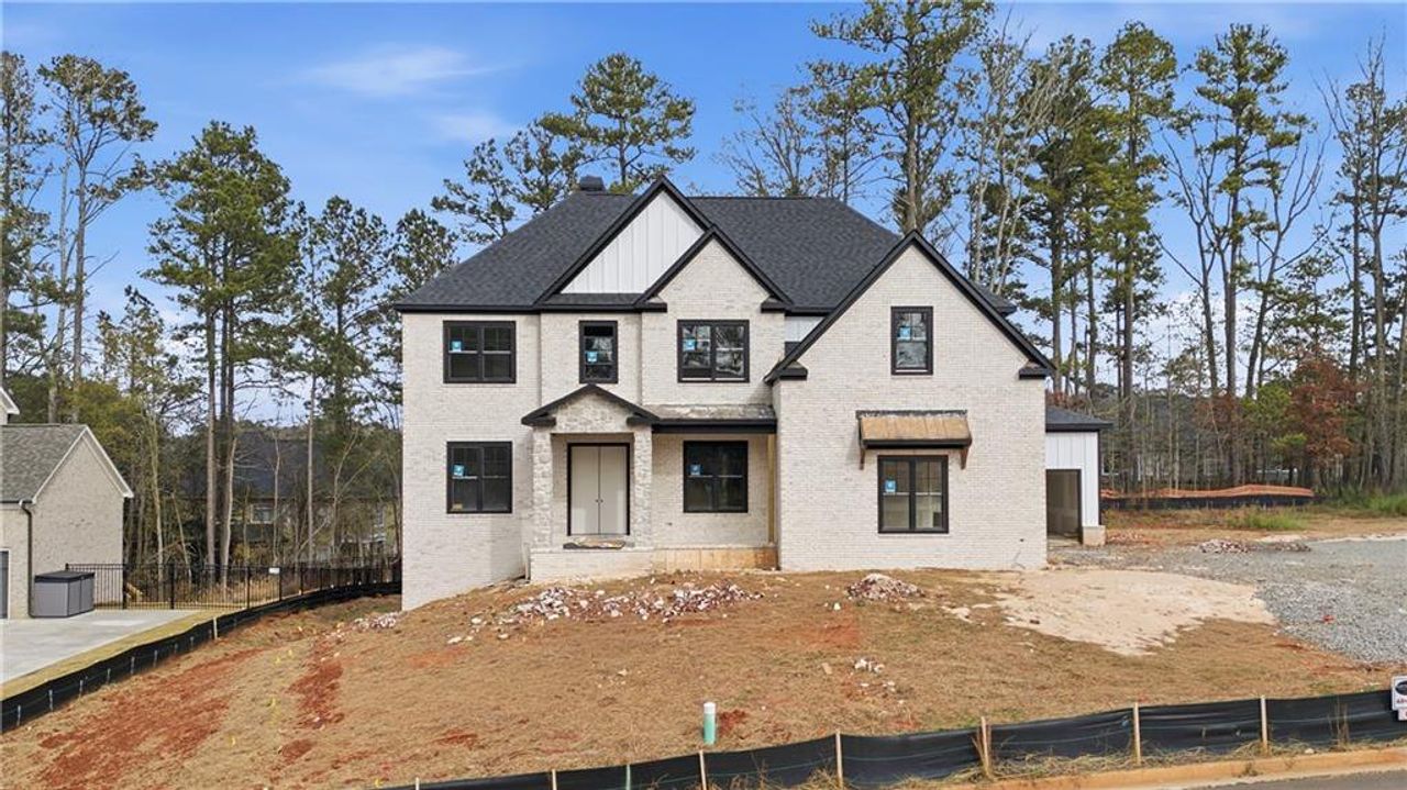 In-progress construction of a new home in , Marietta, GA (Image 2).