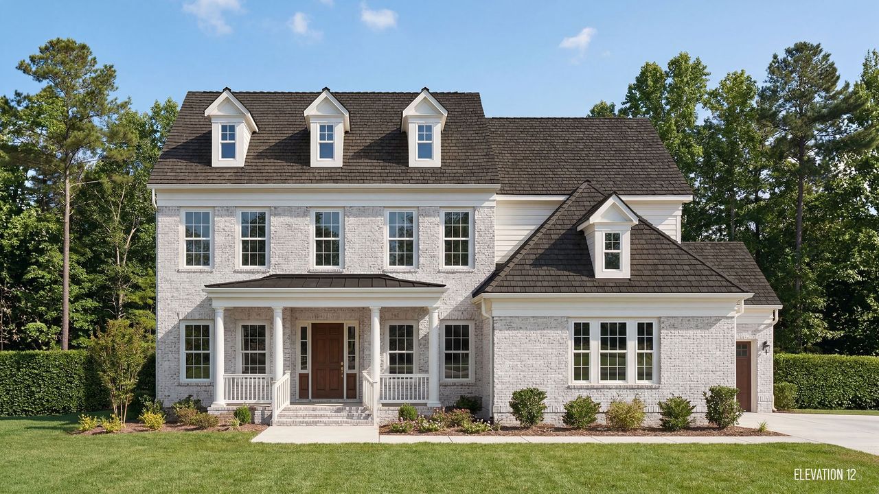 Representative exterior photo of a completed home built from the Chastain by DRB Homes in Verdant, Alpharetta, GA (Image 2).