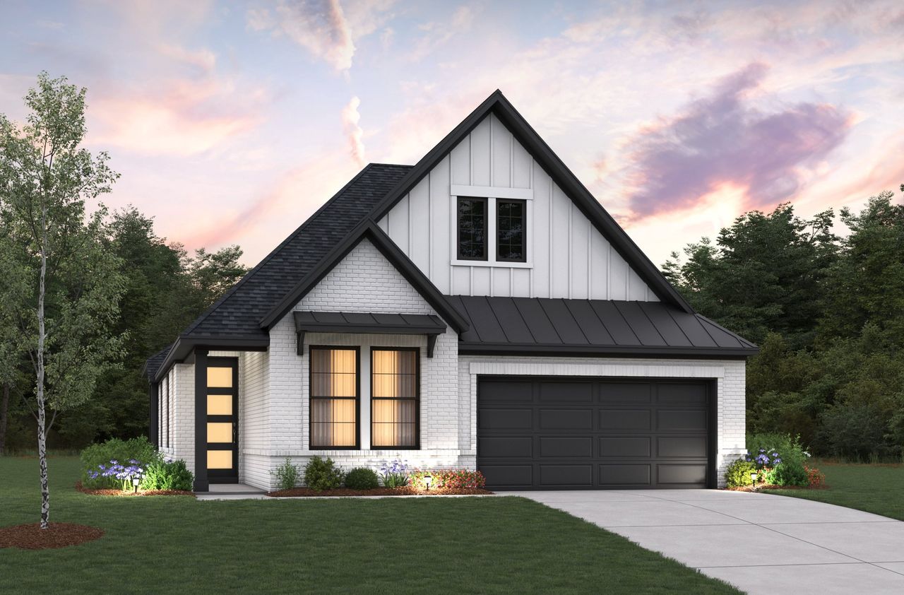 Representative exterior photo of a completed home built from the Abilene by Beazer Homes in Bridgeland: Premier Collection, Cypress, TX (Image 2).