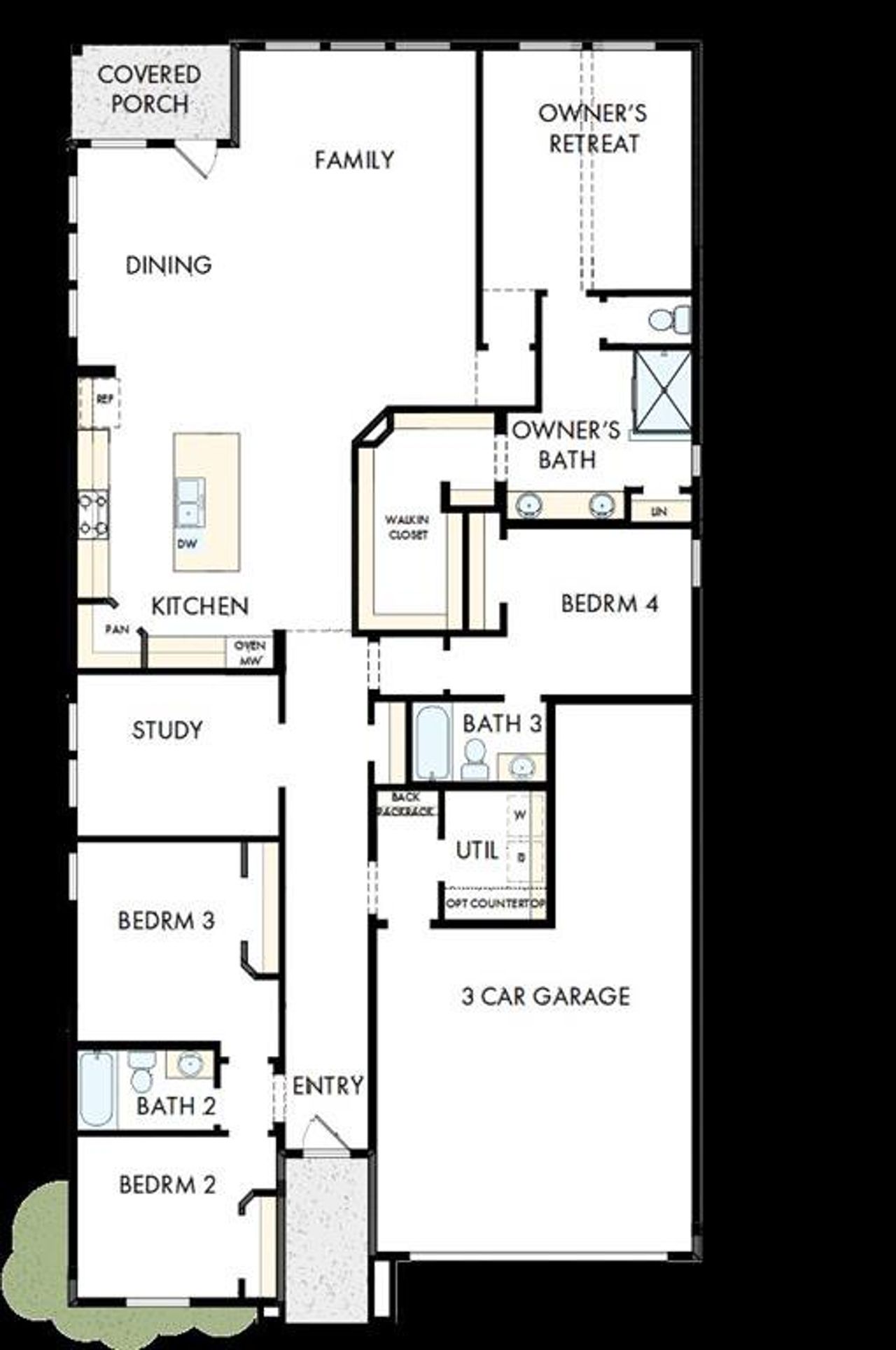 View of floor plan / room layout
