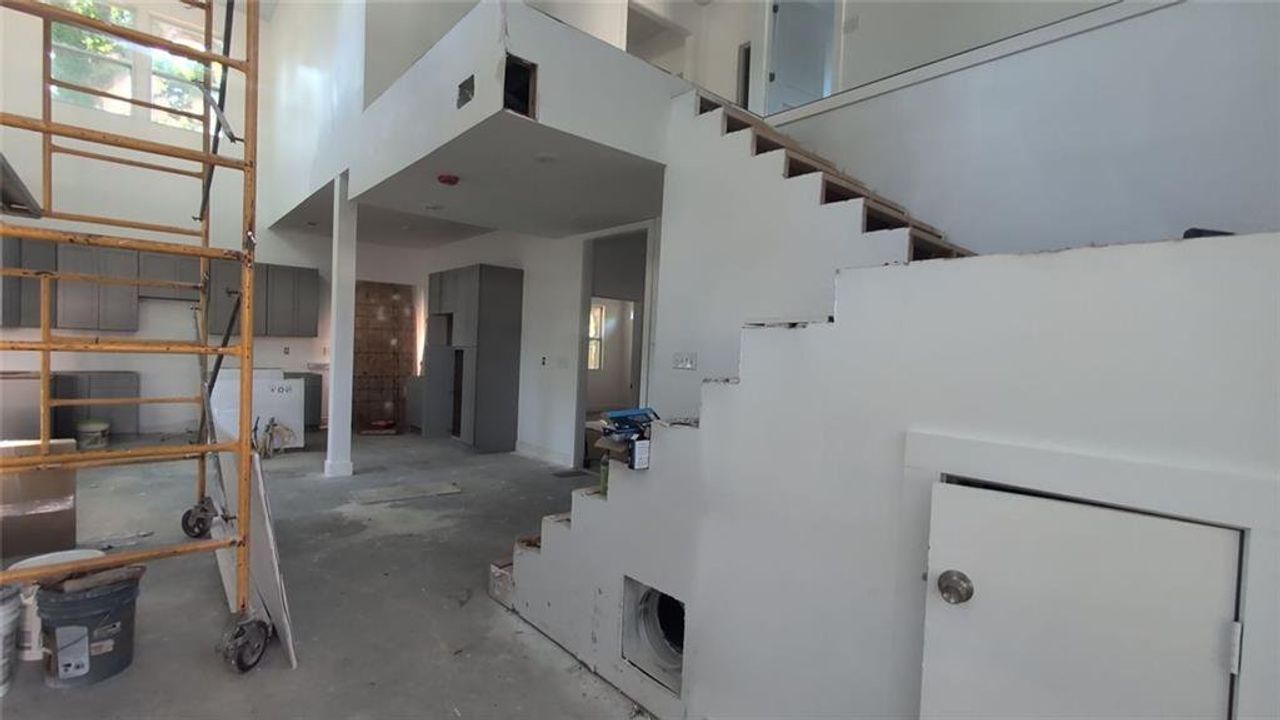 In-progress construction of a new home in , Atlanta, GA (Image 2).