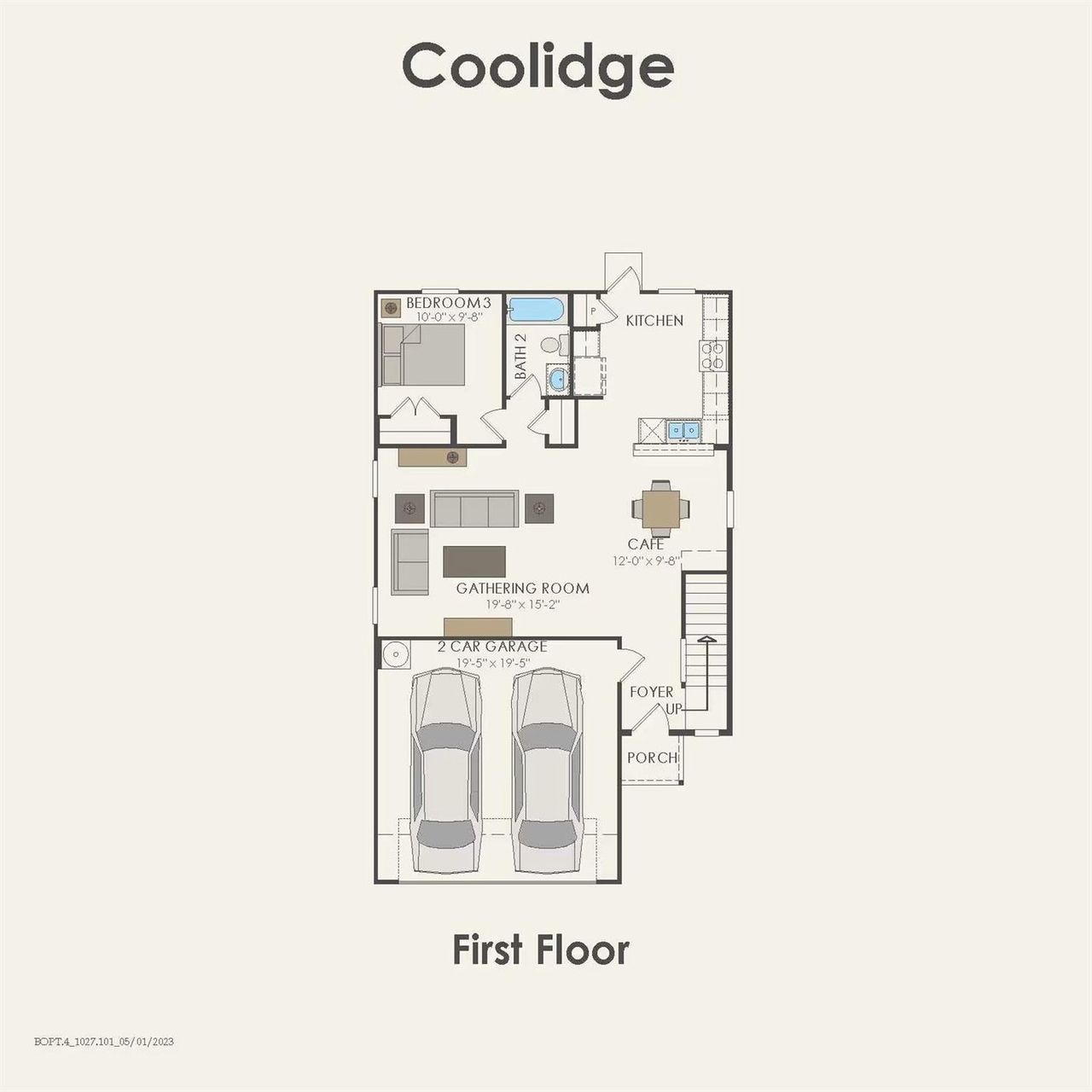 2D floor plan layout of this home in Stokesbury, Waller, TX (Image 2). 2D floor plan layout of this home in Stokesbury, Waller, TX (Image 2).