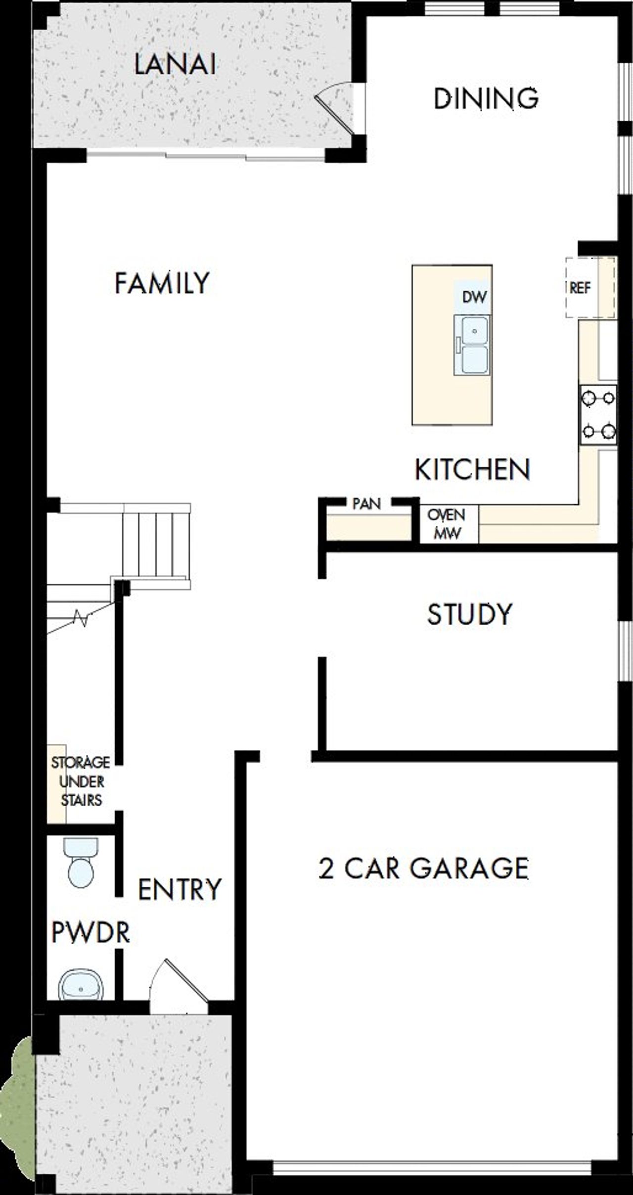 2D floor plan layout of this home in Persimmon Place – Garden Series, Wesley Chapel, FL (Image 2). 2D floor plan layout of this home in Persimmon Place – Garden Series, Wesley Chapel, FL (Image 2).