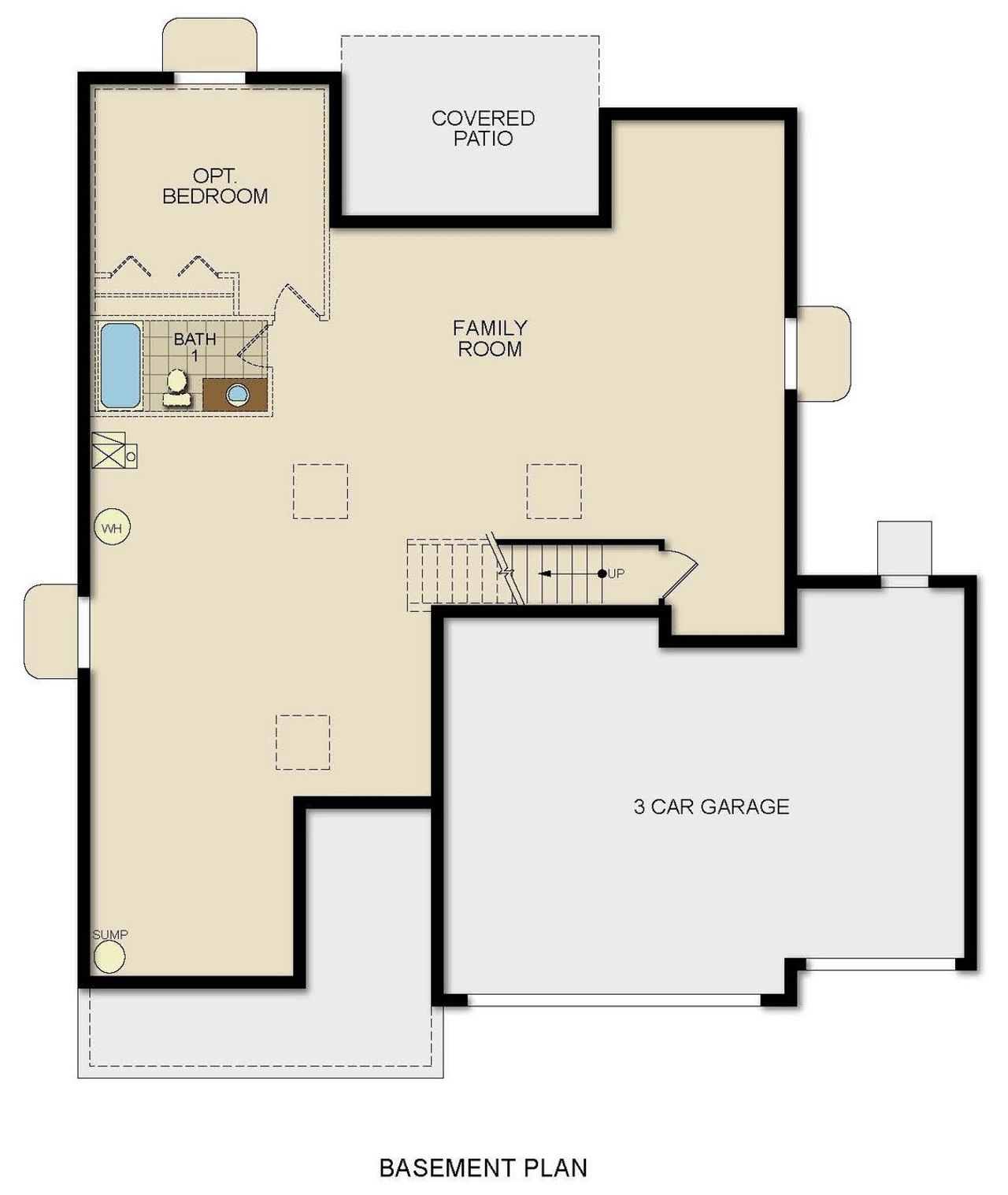 Optional Basement Finish Optional Basement Finish