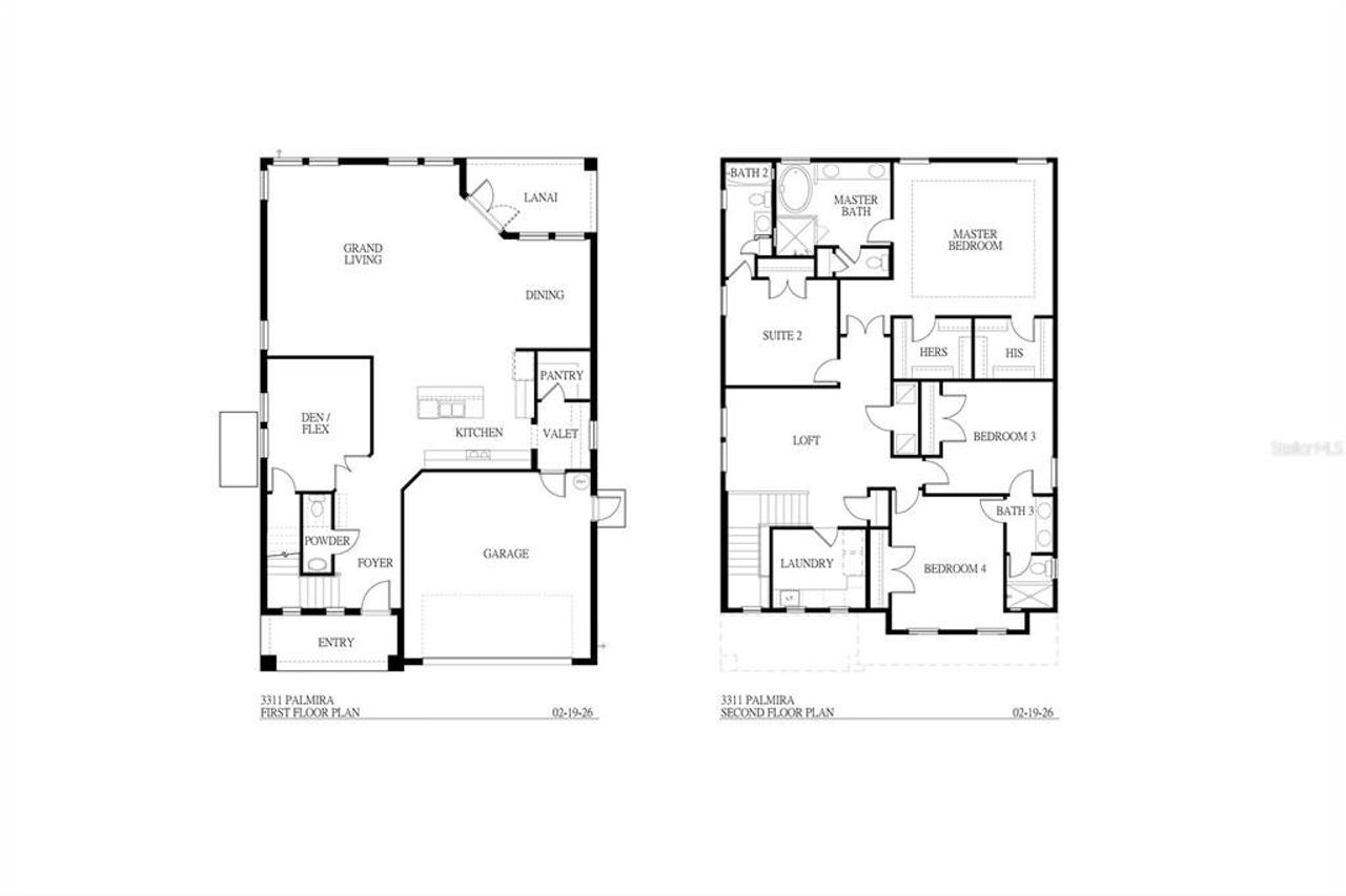 2D floor plan layout of this home in , Tampa, FL (Image 2).