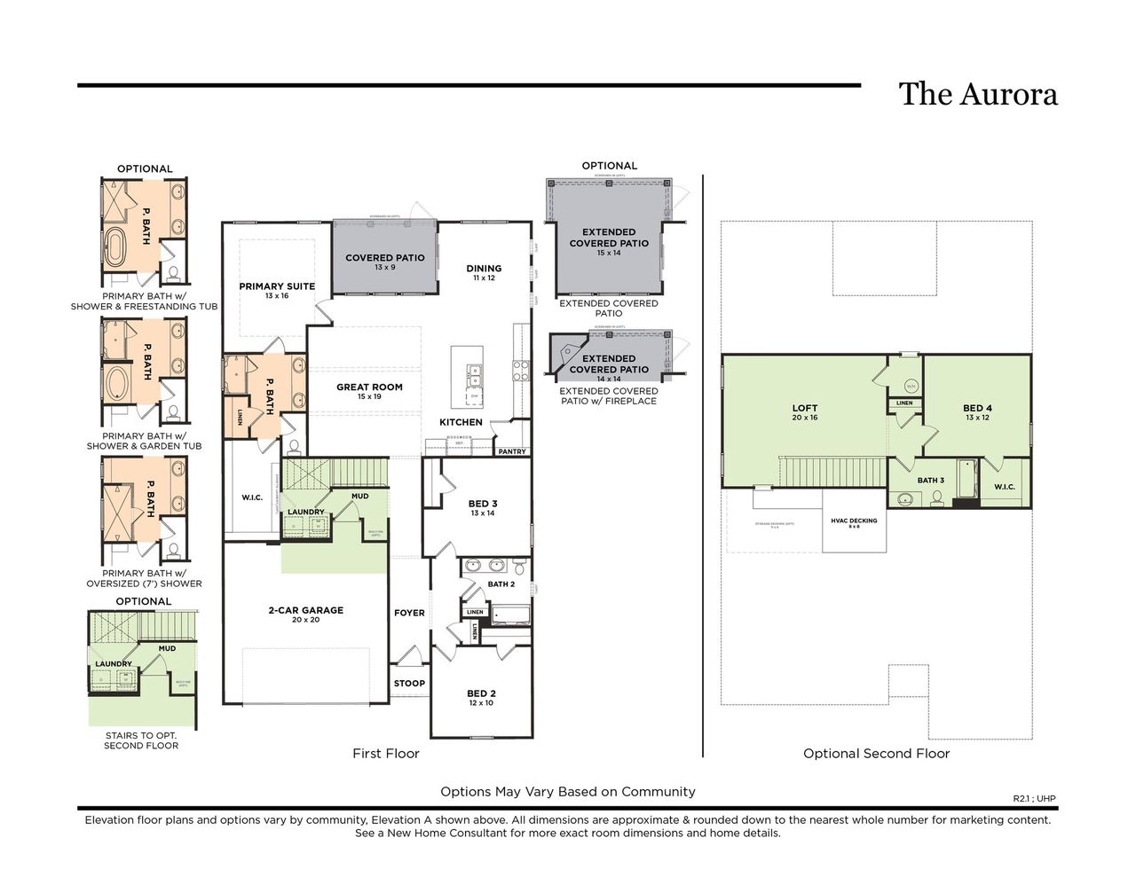 The Aurora 2-Car Floorplan R2.1 The Aurora 2-Car Floorplan R2.1