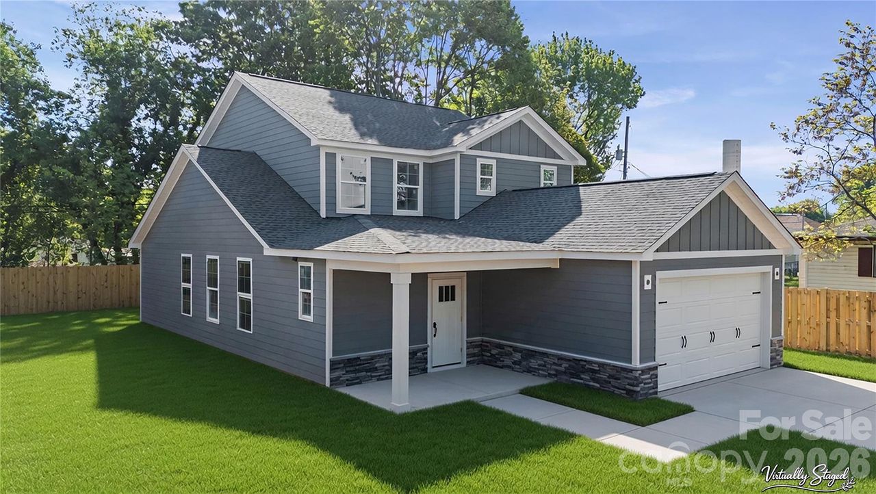 Exterior details and patio area of a home in , Huntersville (Image 2).