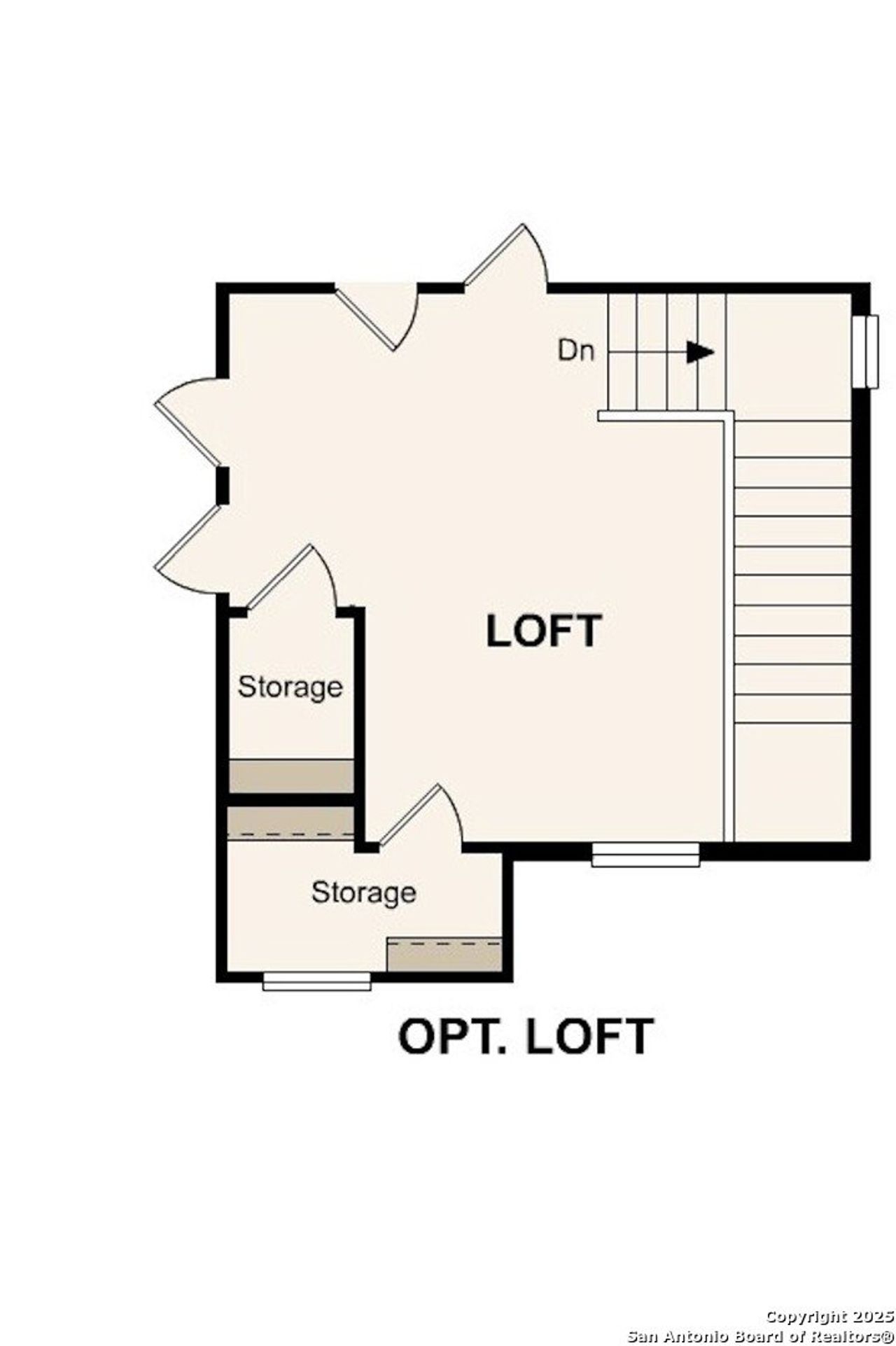 2D floor plan layout of this home in Mesa Vista, Von Ormy, TX (Image 2).