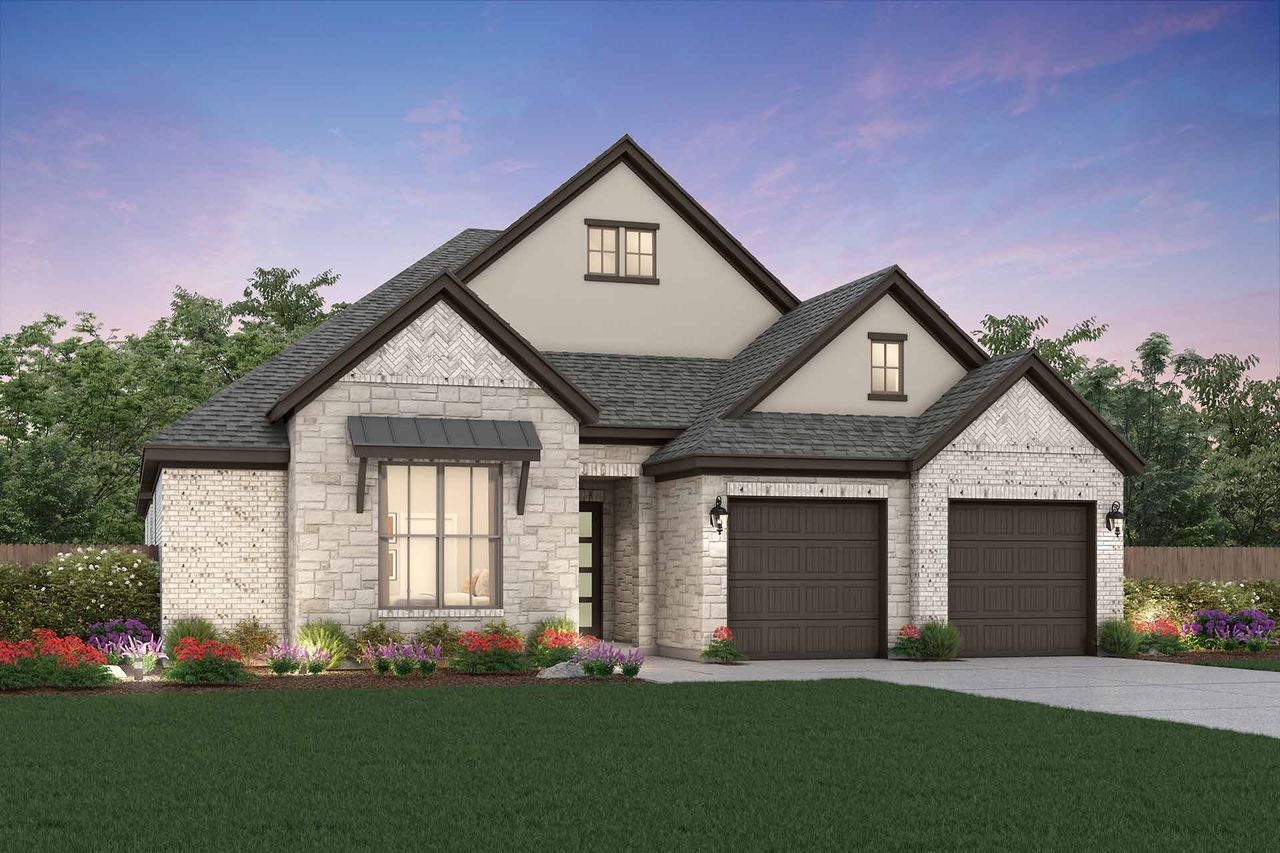 Representative exterior photo of a completed home built from the Harper by Risewell Homes in Marvida, Cypress, TX (Image 2).