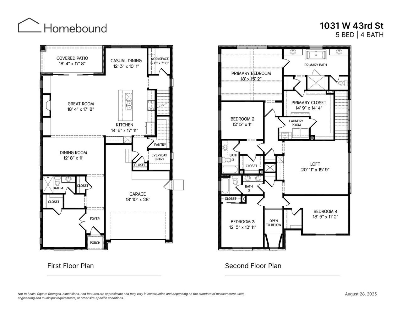 2D floor plan layout of this home in , Houston, TX (Image 2).