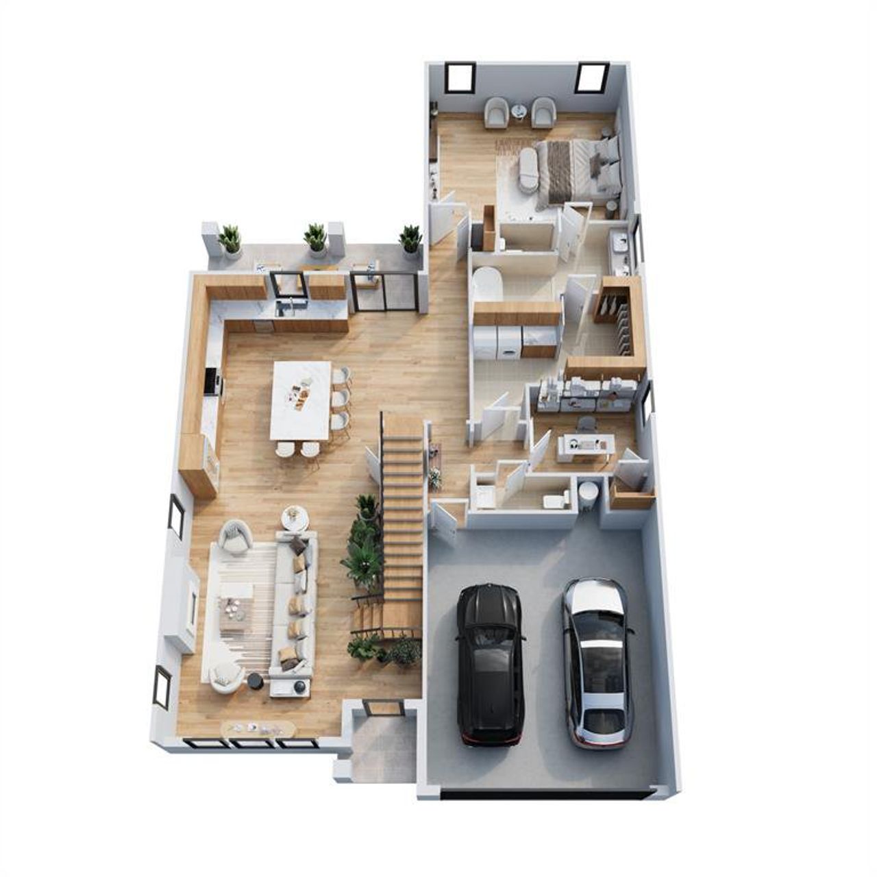 2D floor plan layout of this home in , Dallas, TX (Image 2).