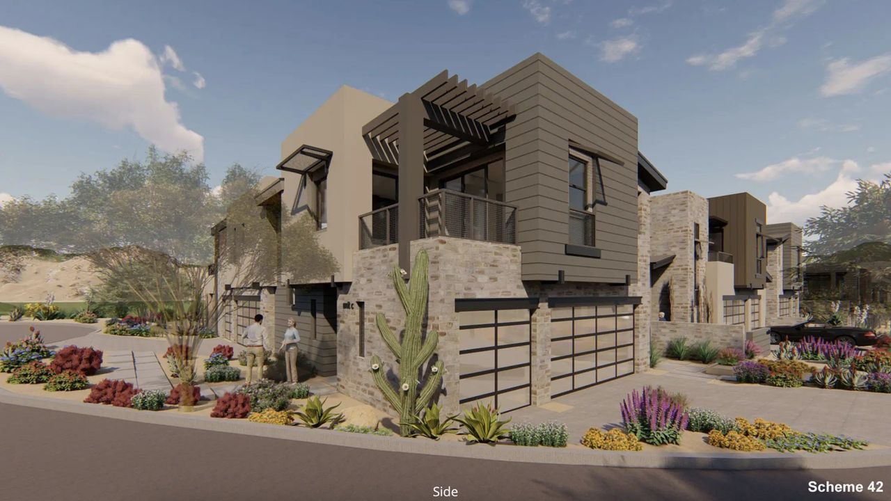 Representative exterior photo of a completed home built from the The Apex AR by Camelot Homes in The Retreat, Scottsdale, AZ (Image 2).