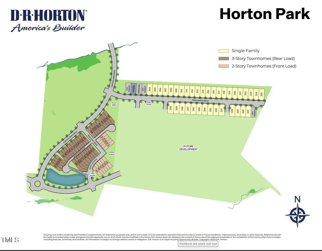 Horton Park Site Map