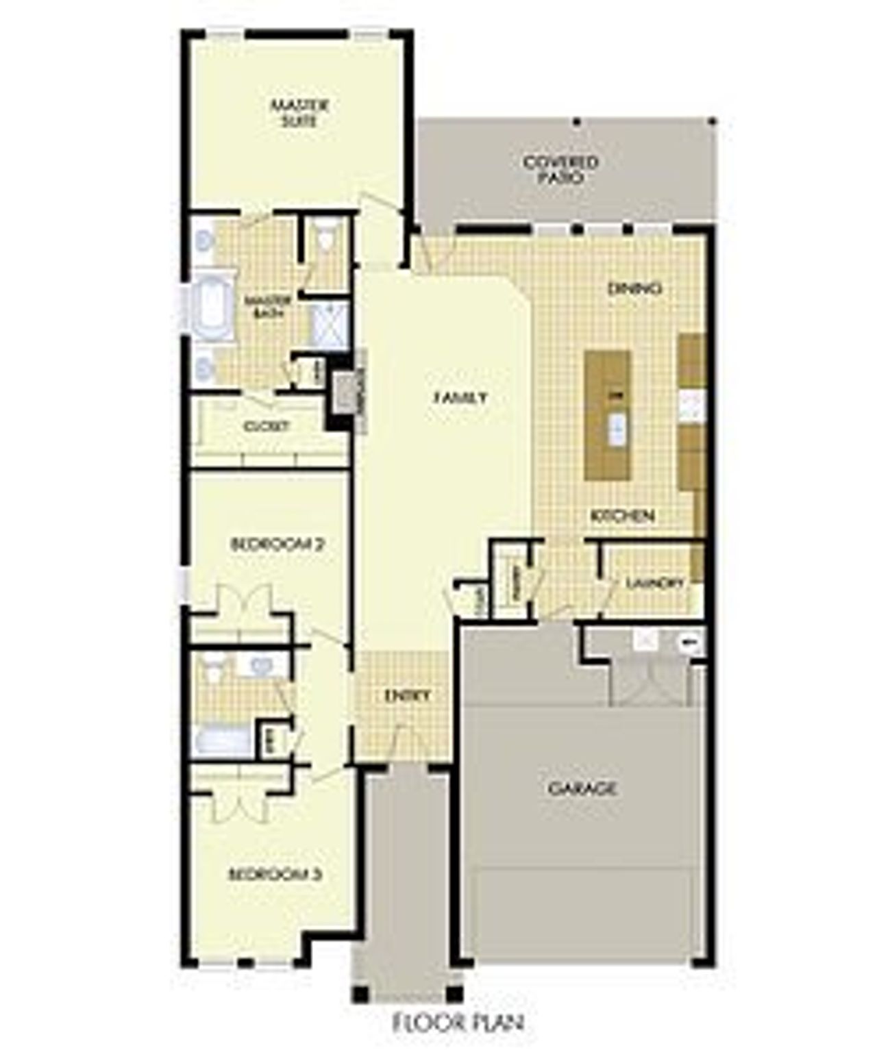 2D floor plan layout for the The Thoroughbred by Wyldewood Homes in Washington Meadows, Sherman, TX (Image 2). 2D floor plan layout for the The Thoroughbred by Wyldewood Homes in Washington Meadows, Sherman, TX (Image 2).