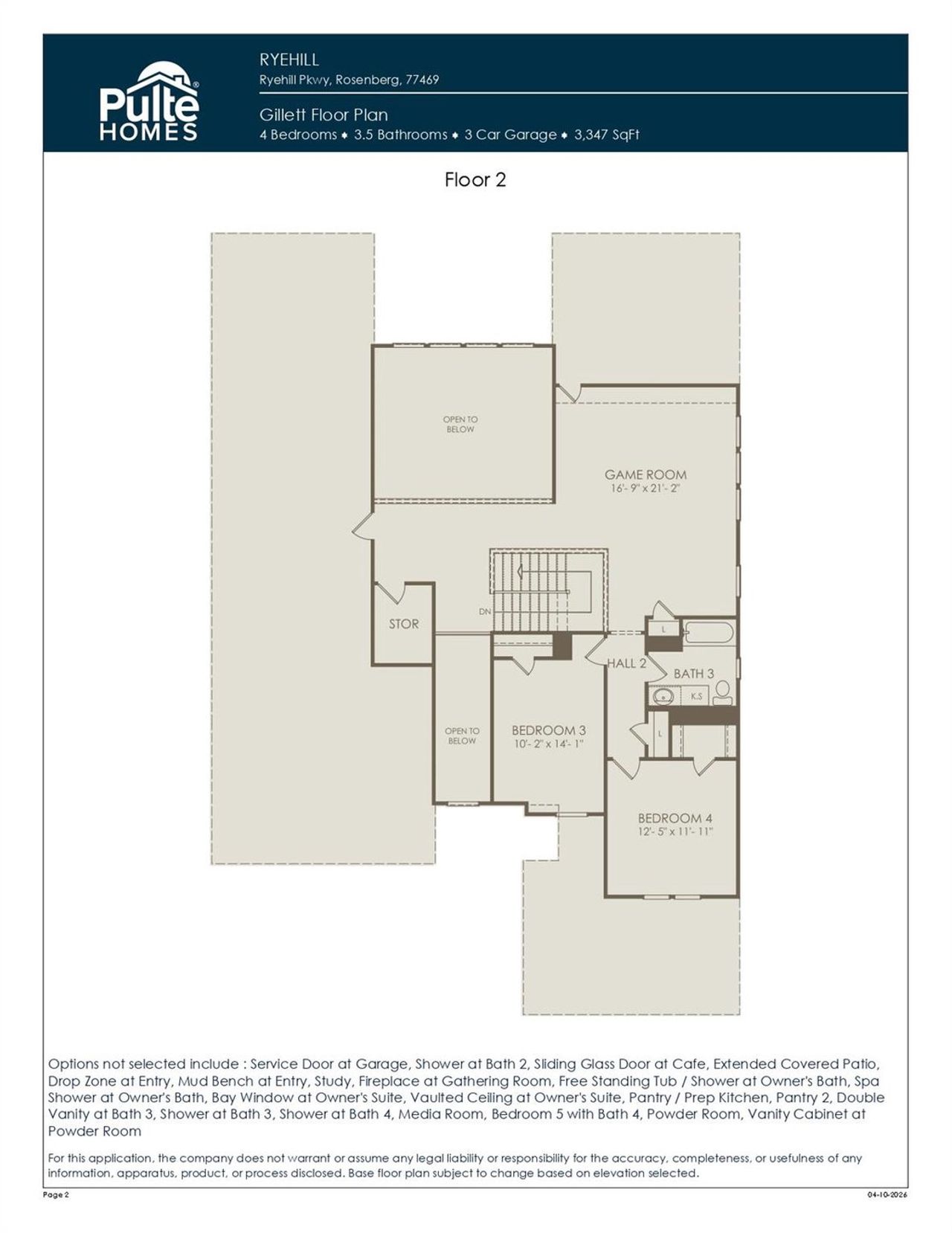 2D floor plan layout of this home in Ryehill, Sugar Land, TX (Image 2). 2D floor plan layout of this home in Ryehill, Sugar Land, TX (Image 2).