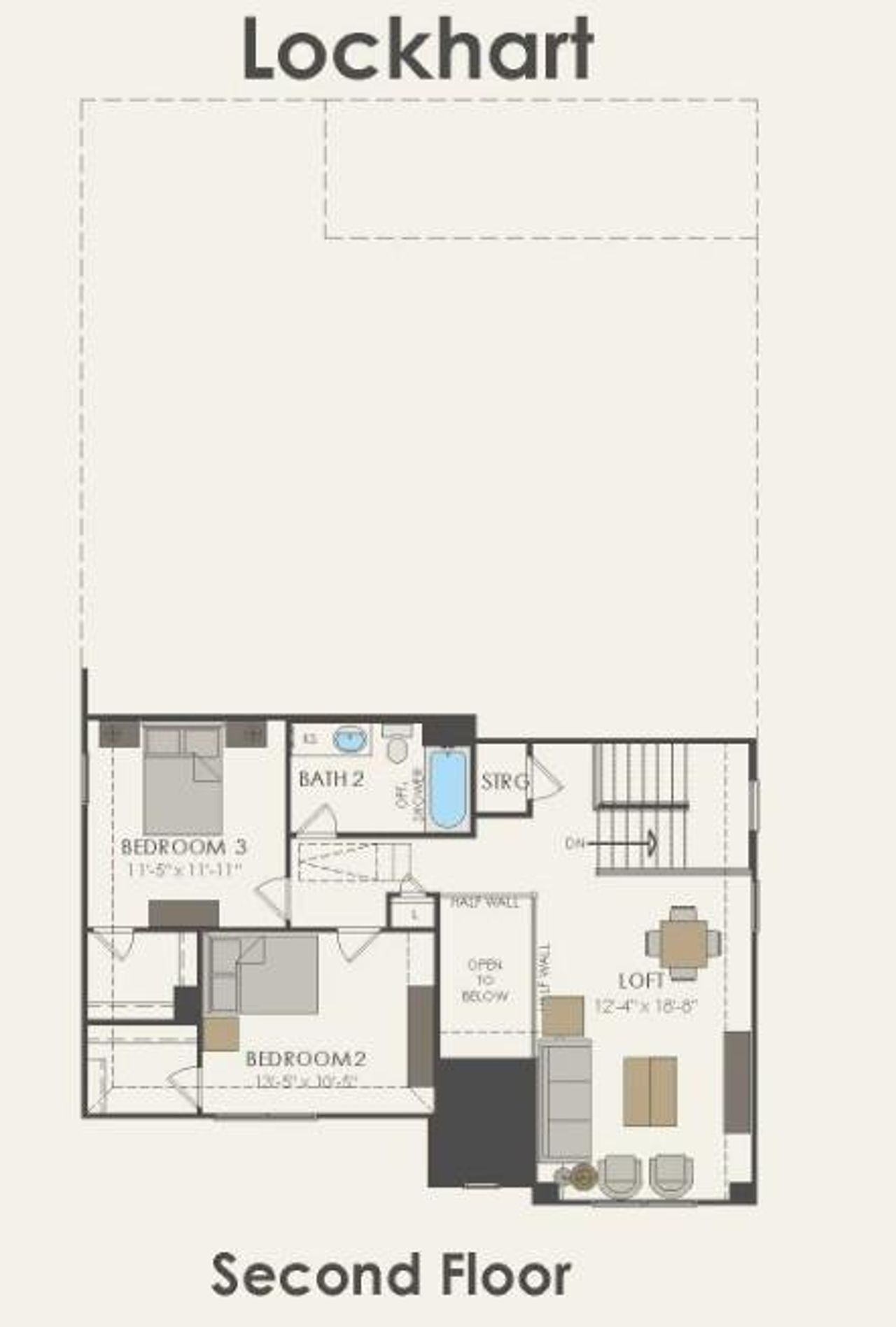 Pulte Homes, Lockhart/B floor plan