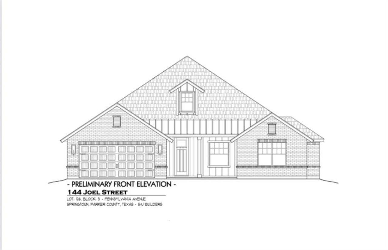 Exterior rendering of this home design in , Springtown, TX (Image 2).