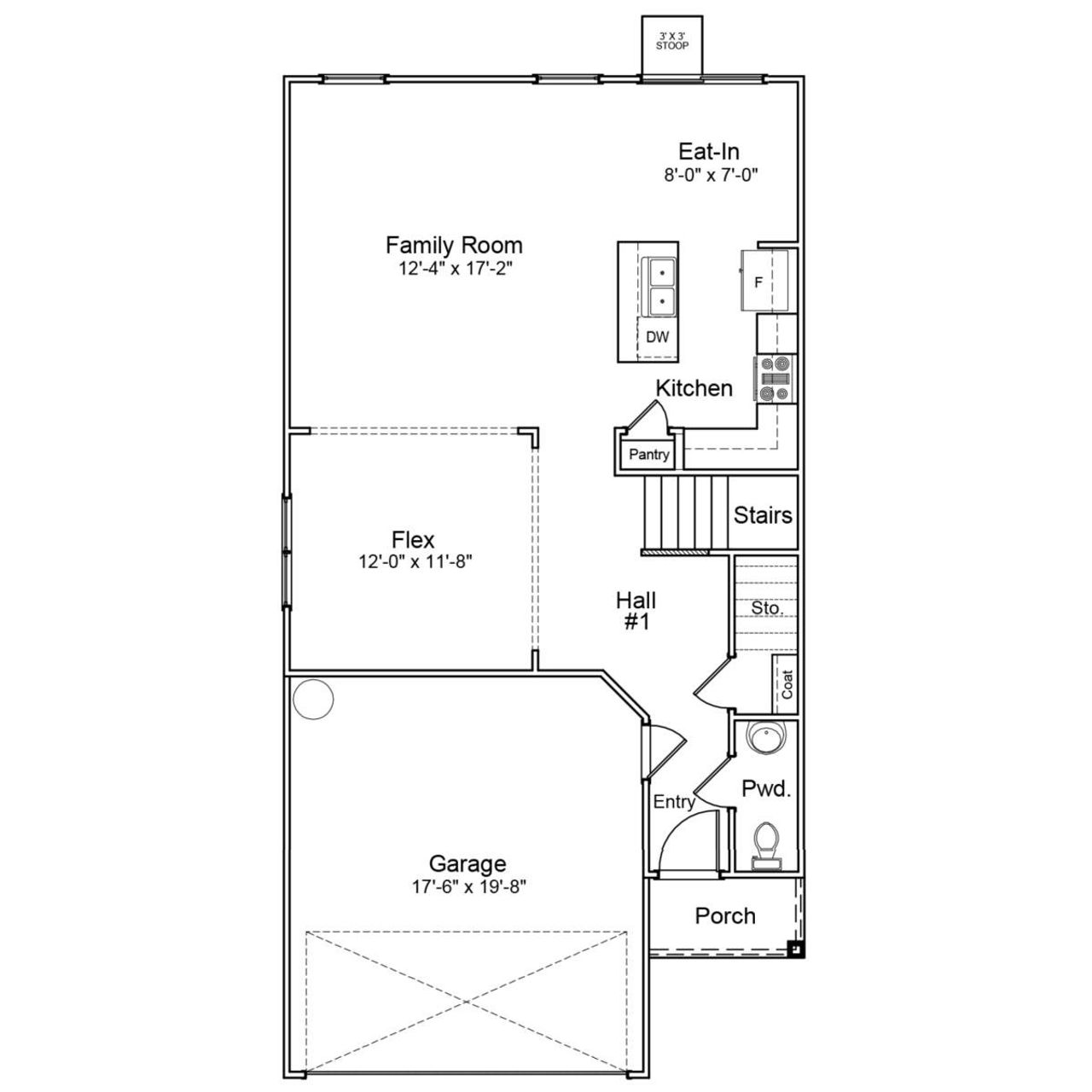2D floor plan layout of this home in Tucker Ridge, Pendleton, SC (Image 2). 2D floor plan layout of this home in Tucker Ridge, Pendleton, SC (Image 2).