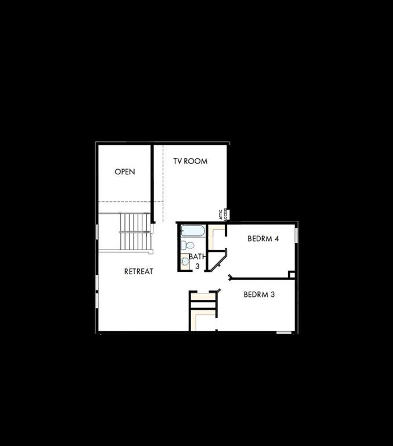 View of room layout