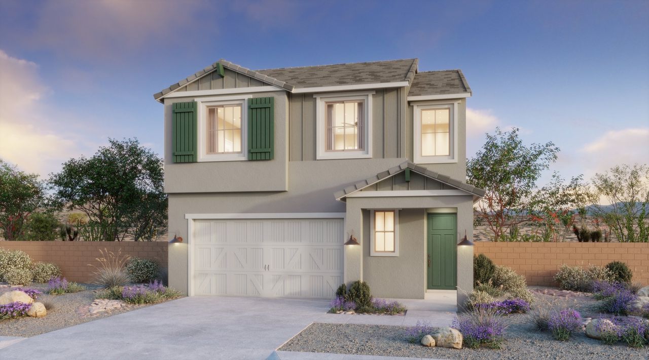 Representative exterior photo of a completed home built from the Revel by Risewell Homes in Blossom Rock, Apache Junction, AZ (Image 2).