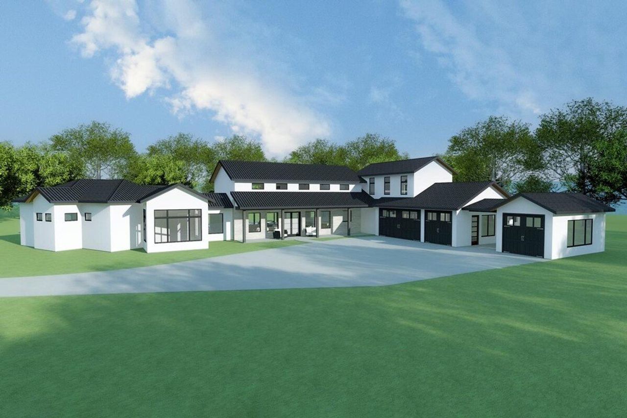 Representative exterior photo of a completed home built from the The Oxford by Remington Custom Homes in Bella Crossing, Benbrook, TX (Image 2).