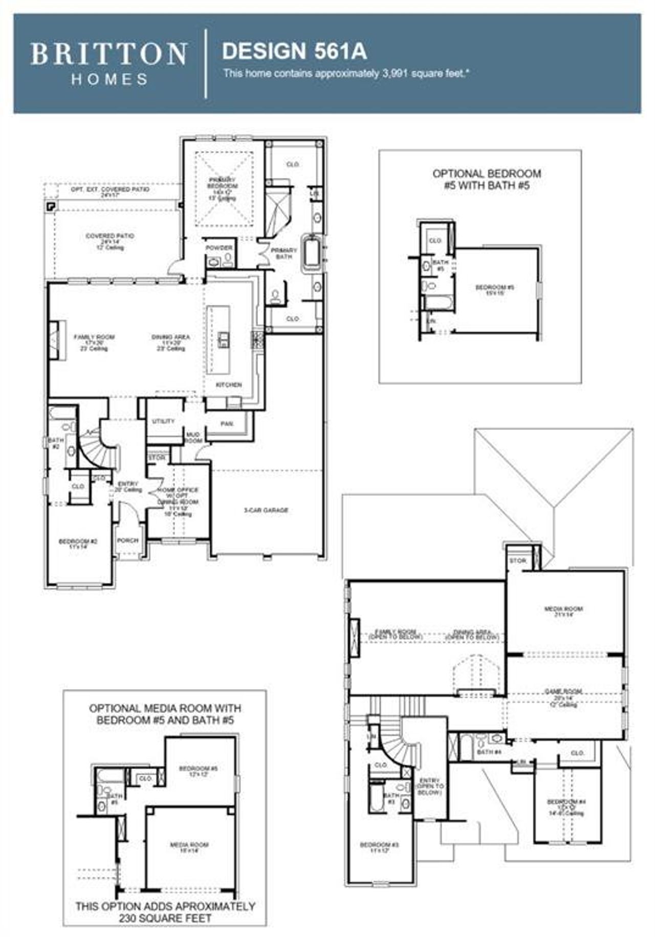 2D floor plan layout of this home in , Prosper, TX (Image 2).