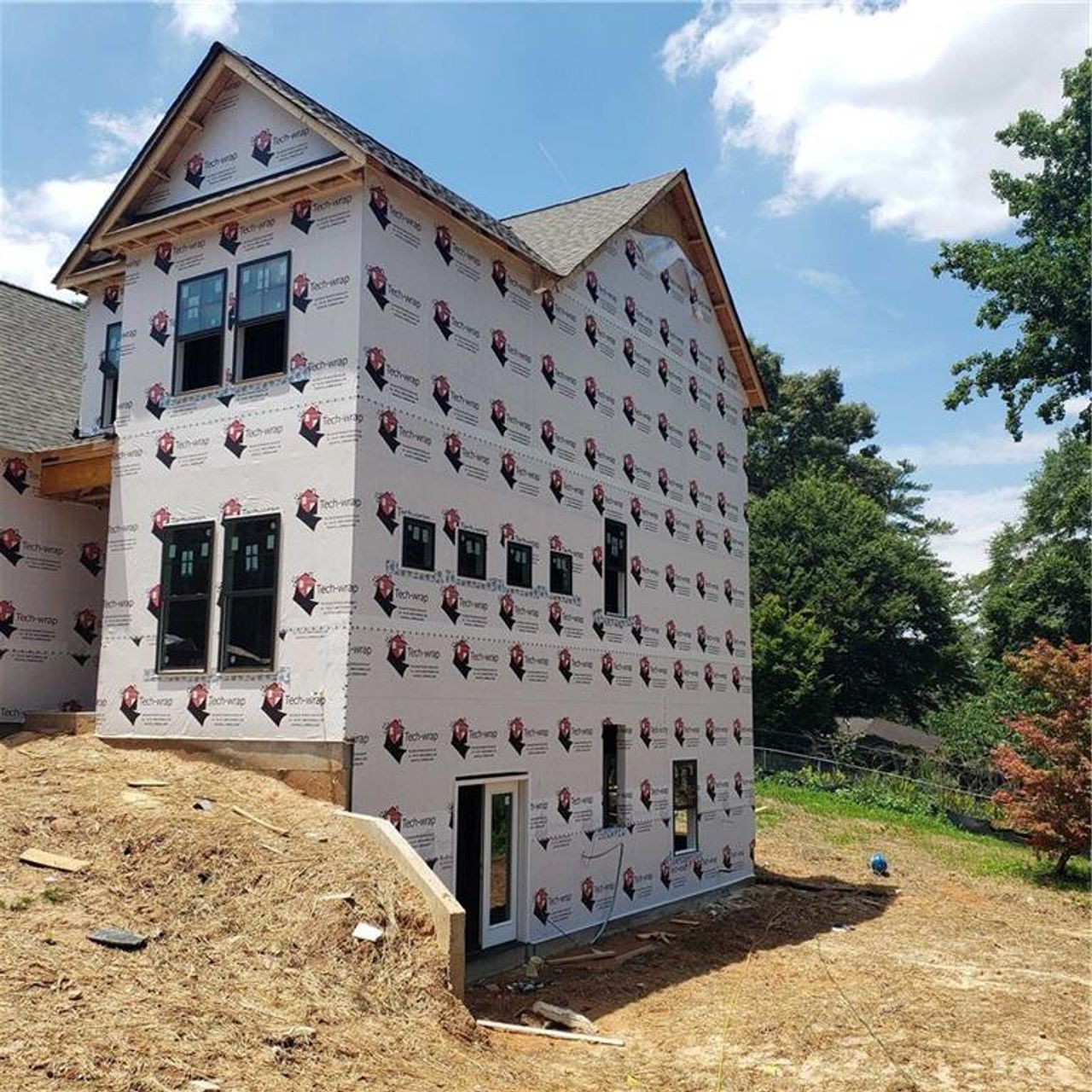 In-progress construction of a new home in , Atlanta, GA (Image 2). In-progress construction of a new home in , Atlanta, GA (Image 2).