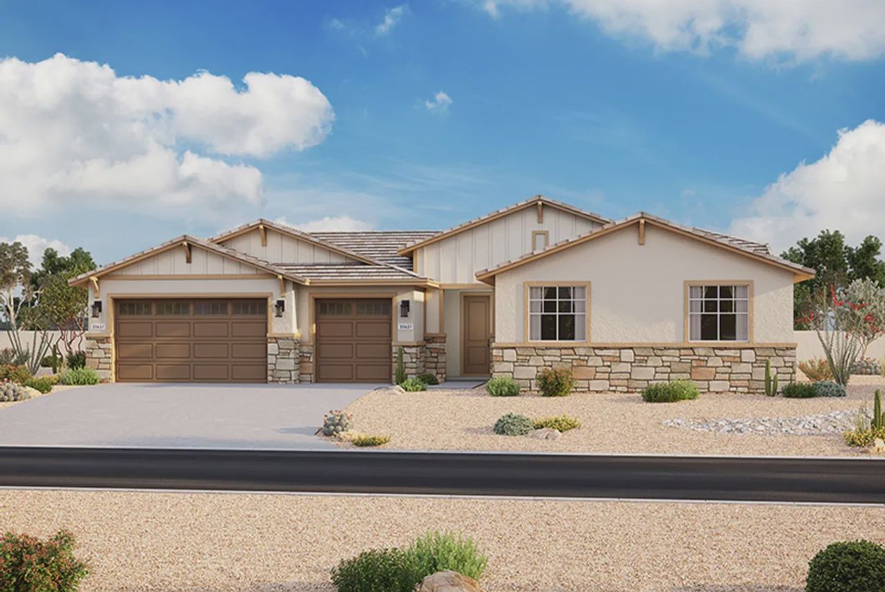 Representative exterior photo of a completed home built from the 202 by Elliott Homes in Las Barrancas, Yuma, AZ (Image 2).