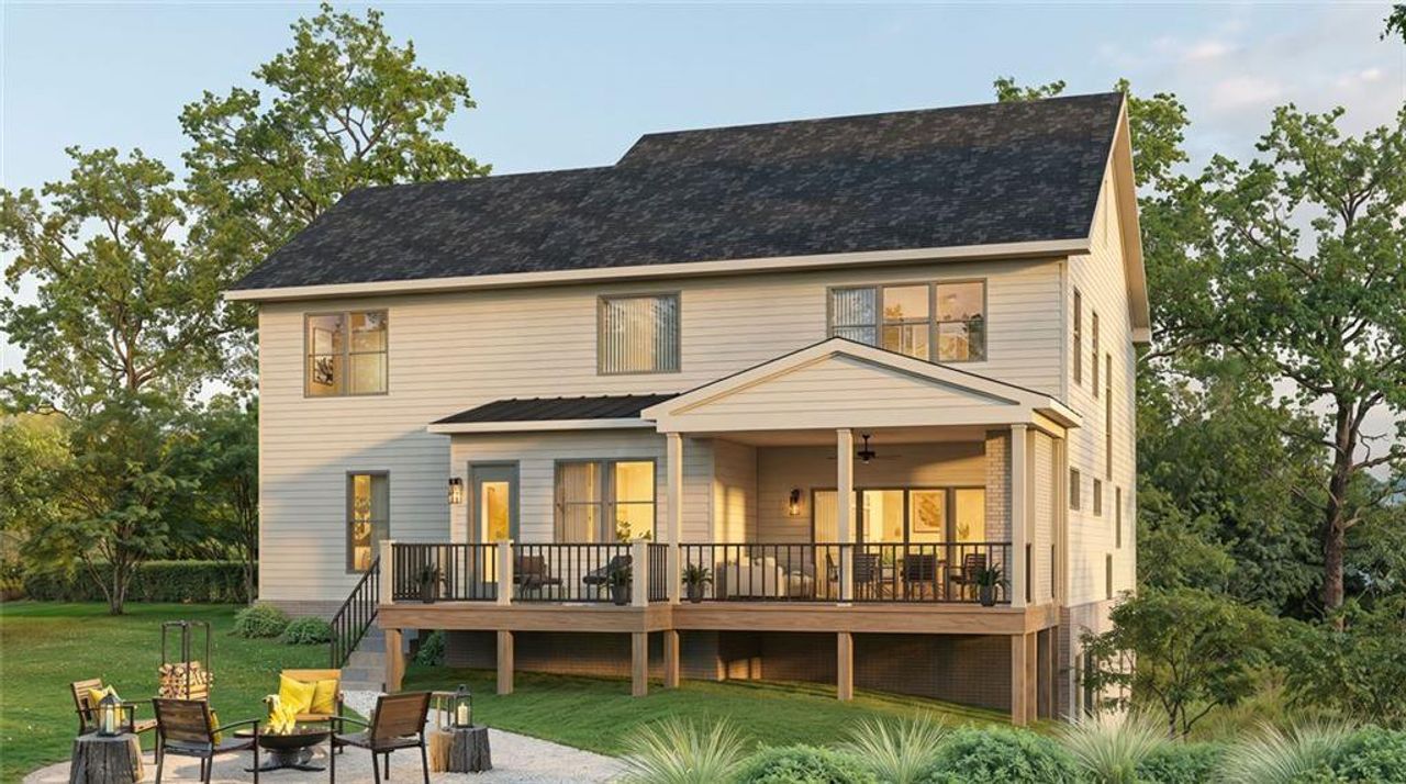 Exterior details and patio area of a home in , Brookhaven (Image 2).