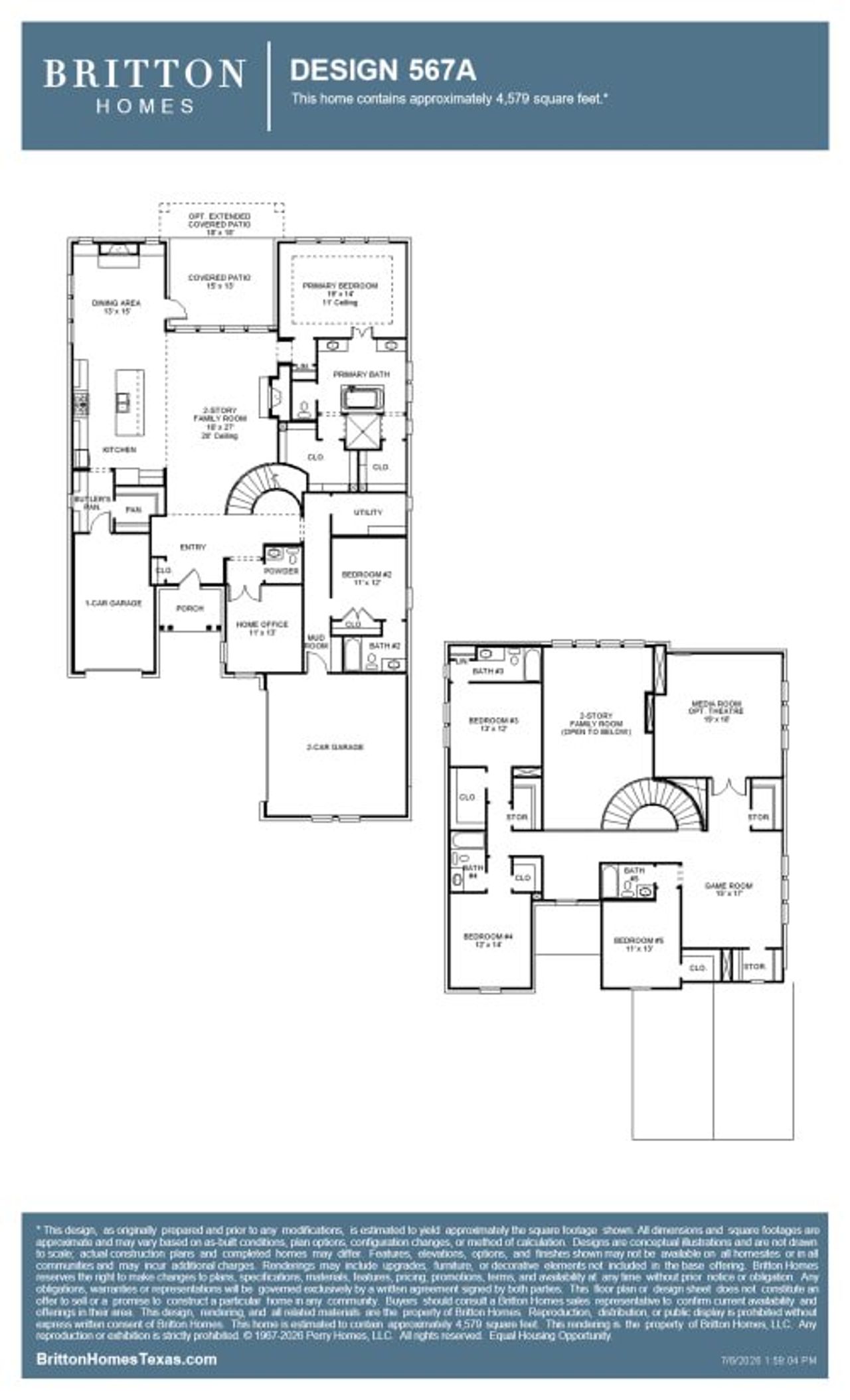 2D floor plan layout of this home in StarView, Prosper, TX (Image 2). 2D floor plan layout of this home in StarView, Prosper, TX (Image 2).