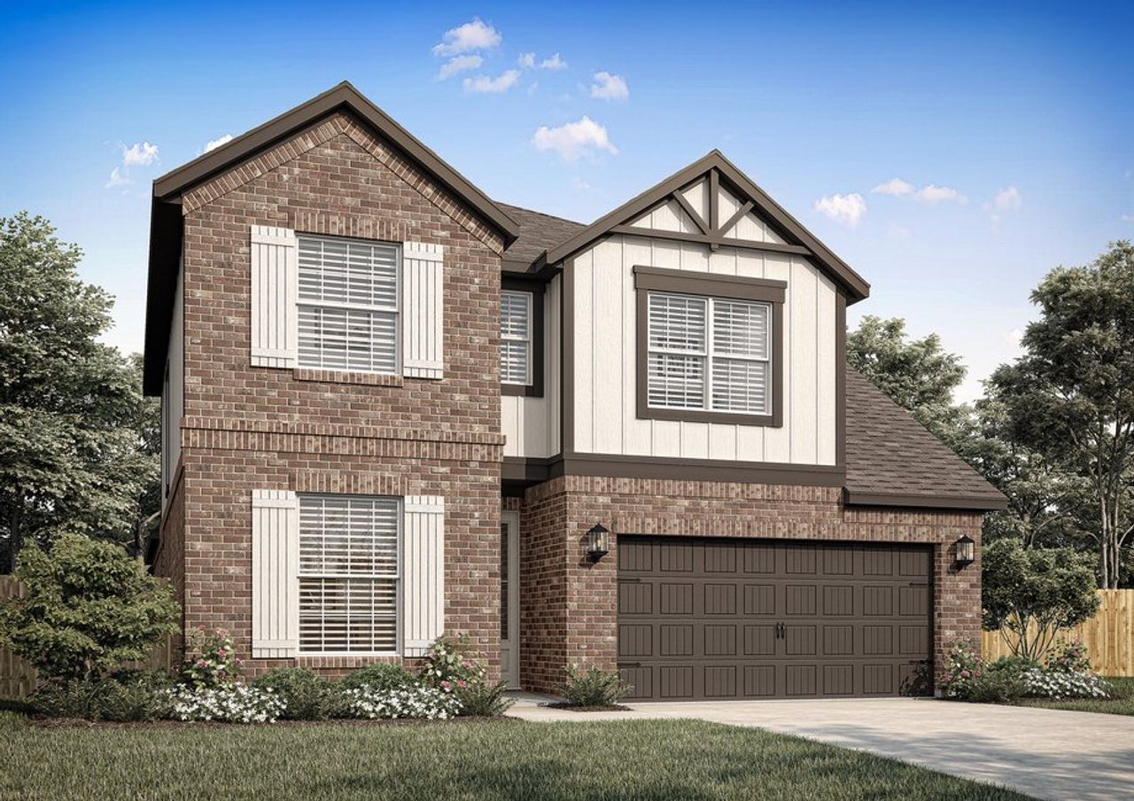 Rendering of the Yaupon Floor plan