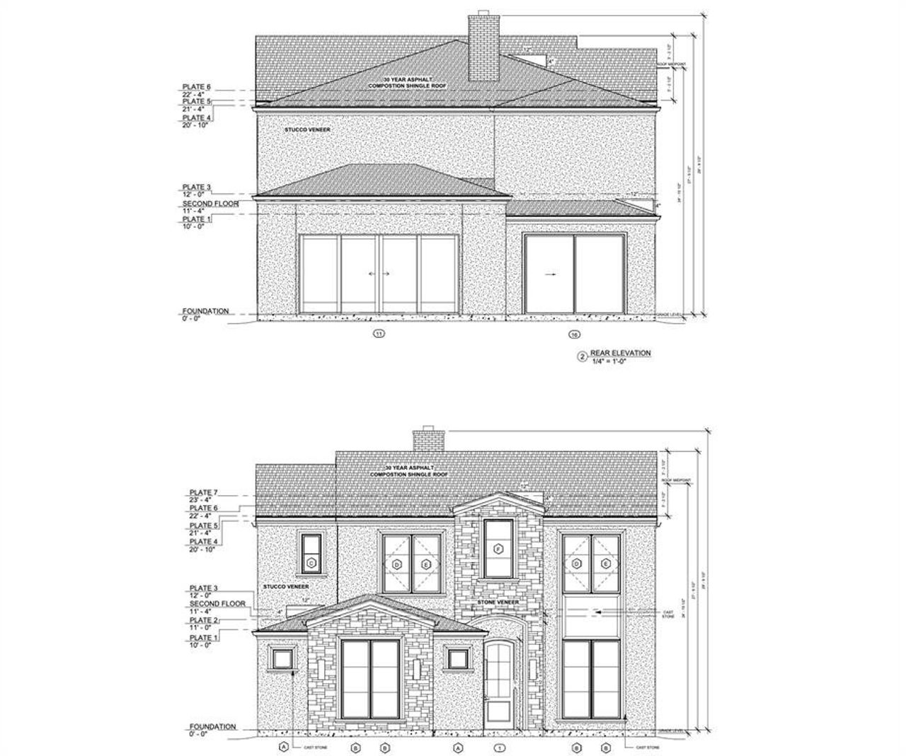 Exterior rendering of this home design in , Dallas, TX (Image 2).