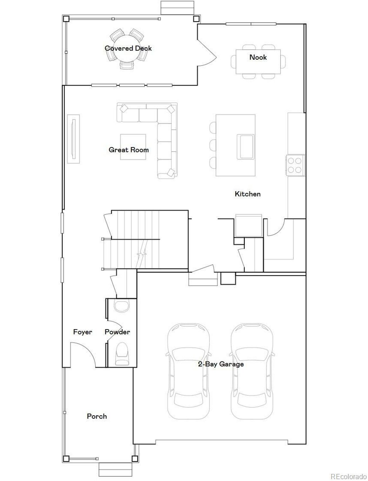 2D floor plan layout of this home in Timber Lark, Fort Collins, CO (Image 2). 2D floor plan layout of this home in Timber Lark, Fort Collins, CO (Image 2).