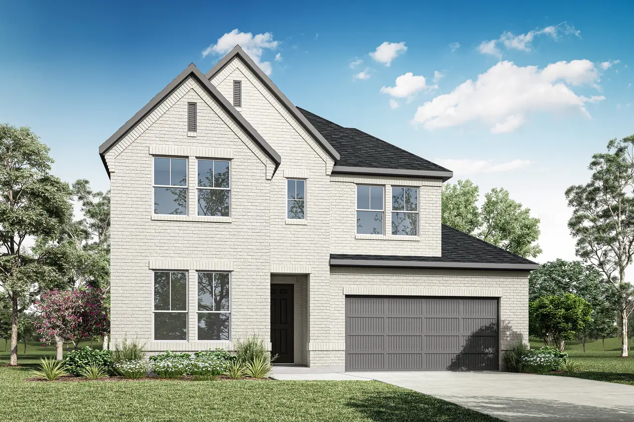 Representative exterior photo of a completed home built from the Adeline by Tri Pointe Homes in LaPrelle, Haslet, TX (Image 2).