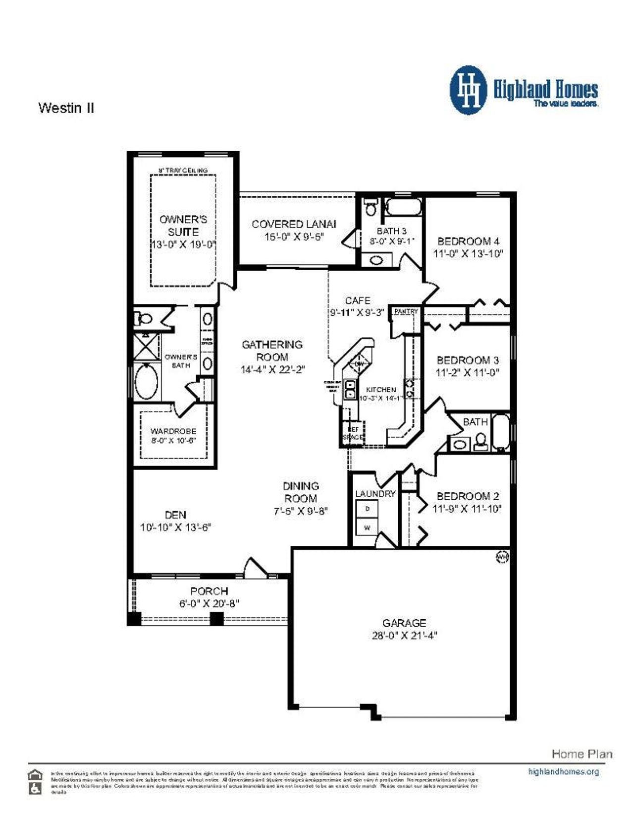 Westin II - Home Layout Westin II - Home Layout