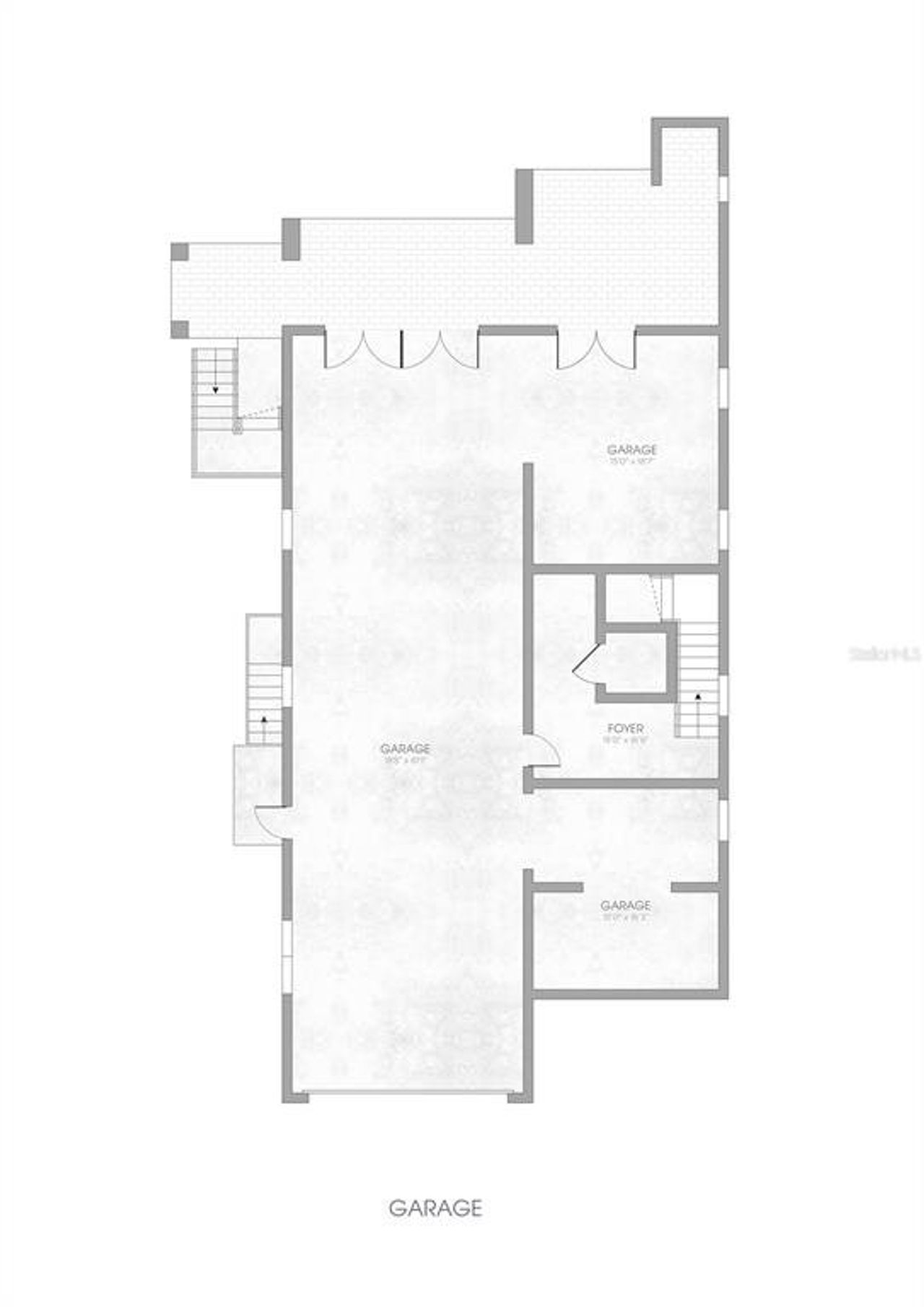 2D floor plan layout of this home in , St. Petersburg, FL (Image 2).