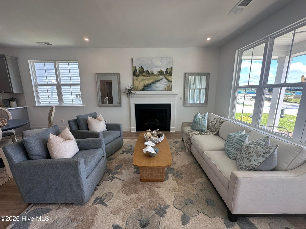 Furnished interior view inside a new home in East Lake, Leland (Image 2).