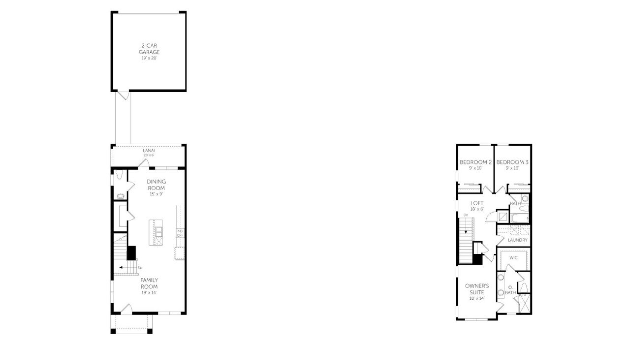 2D floor plan layout of this home in Serenade at Ovation, Winter Garden, FL (Image 2). 2D floor plan layout of this home in Serenade at Ovation, Winter Garden, FL (Image 2).