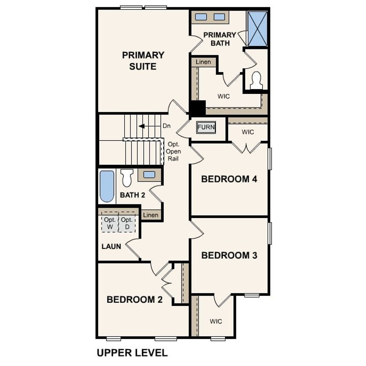 2D floor plan layout of this home in Lakes at Black Oak, Magnolia, TX (Image 2). 2D floor plan layout of this home in Lakes at Black Oak, Magnolia, TX (Image 2).