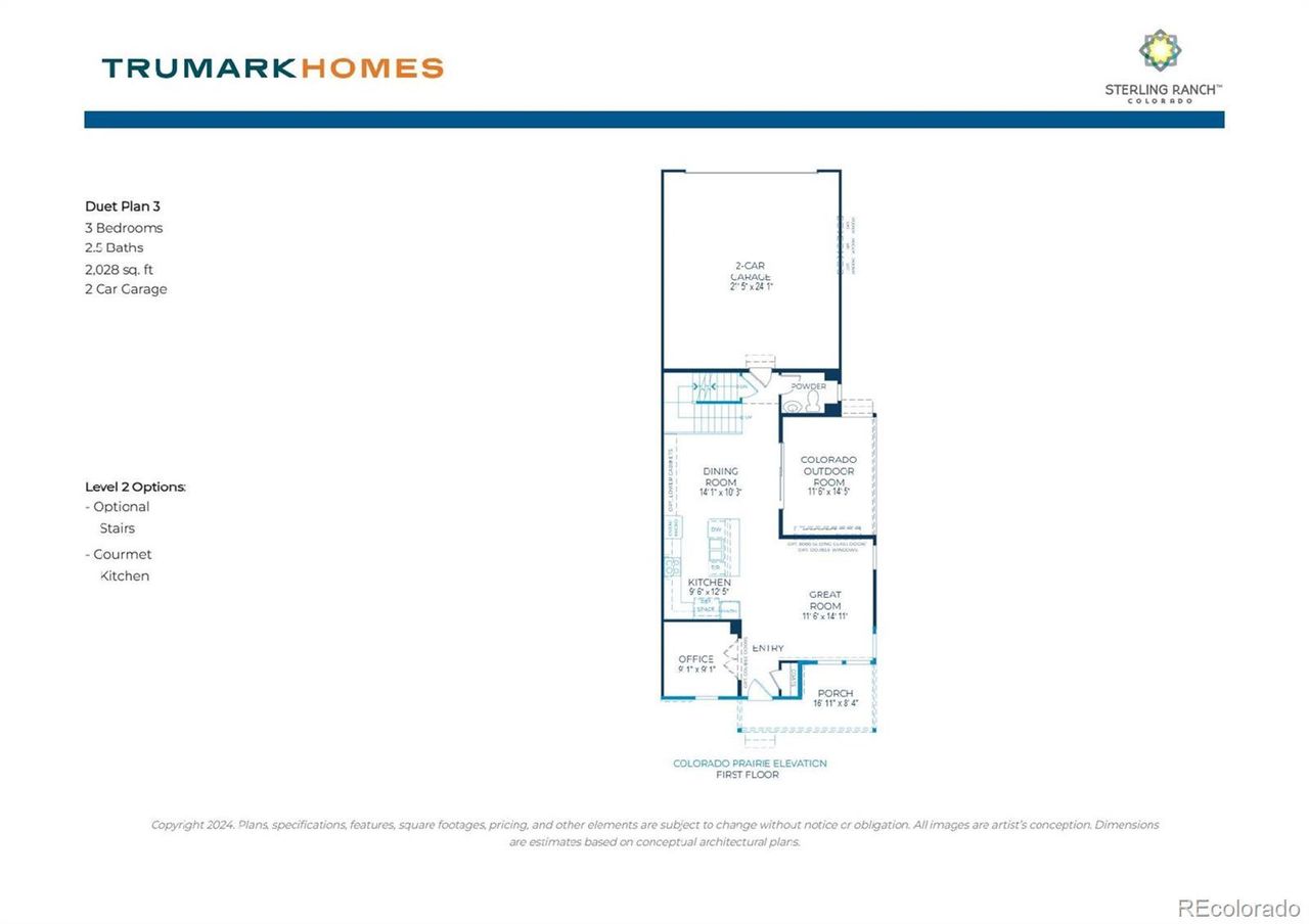 2D floor plan layout of this home in , Littleton, CO (Image 2).