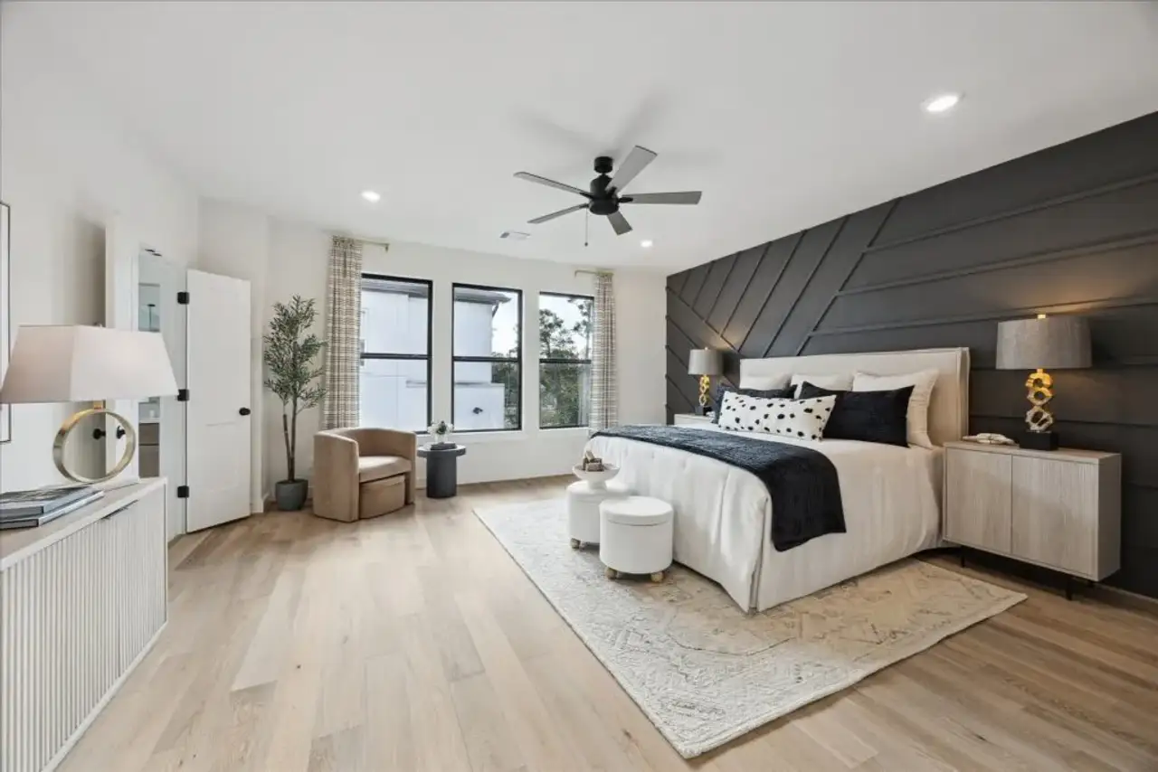 Representative furnished interior of a home built from the The Monroe by Autograph Homes in Caywood, Houston (Image 2).