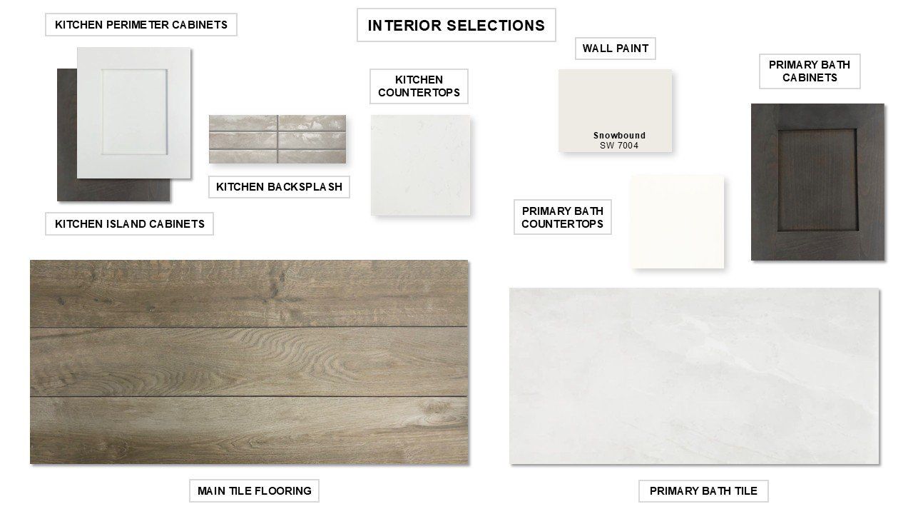 Sample of building materials used in homes in Everly, Hockley (Image 2).