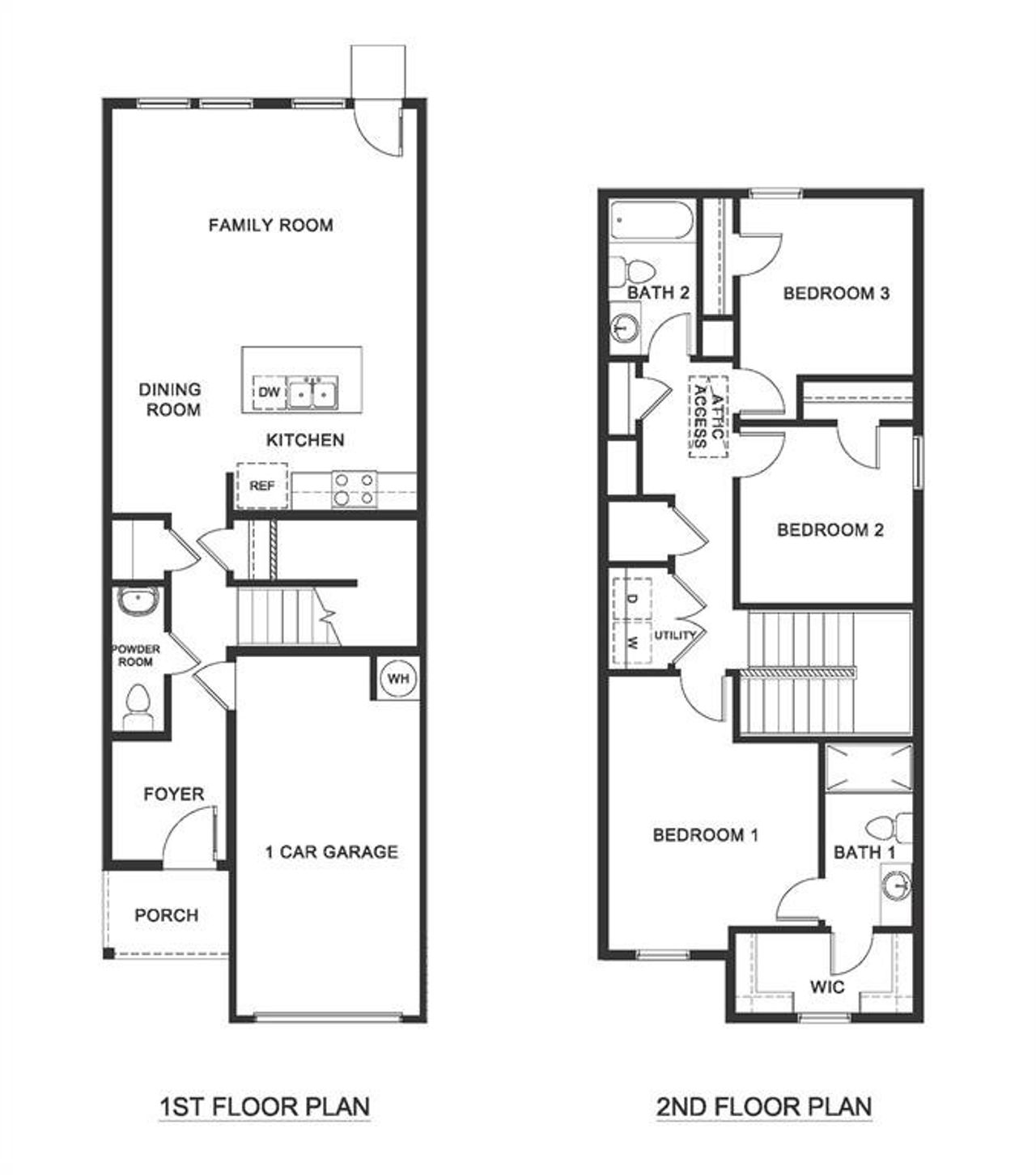 2D floor plan layout of this home in Arbor Trails South, Princeton, TX (Image 2).