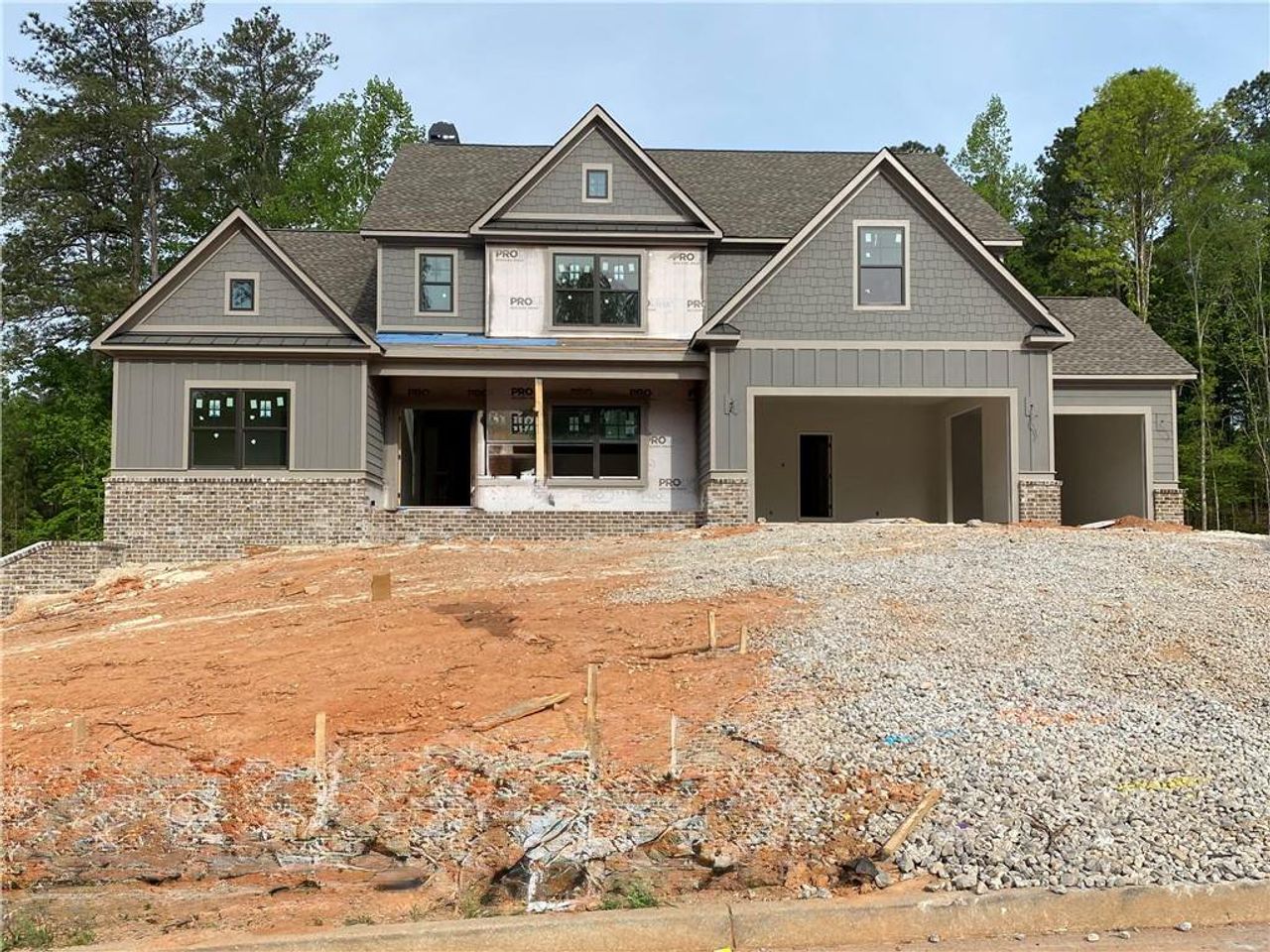 In-progress construction of a new home in Spring Creek, Monroe, GA (Image 2).