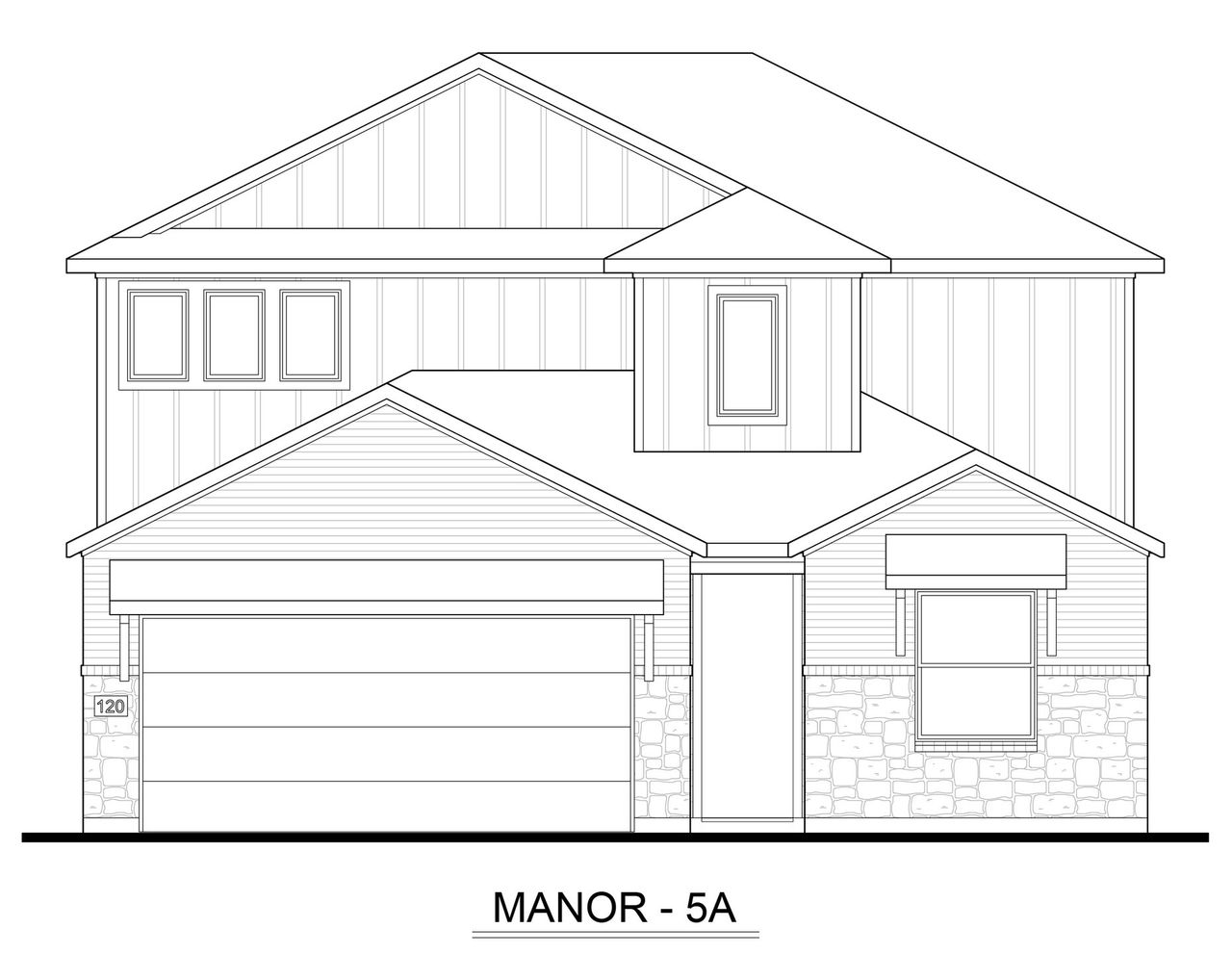 Representative rendering of the exterior for the Manor by Taylor Morrison (Image 2).