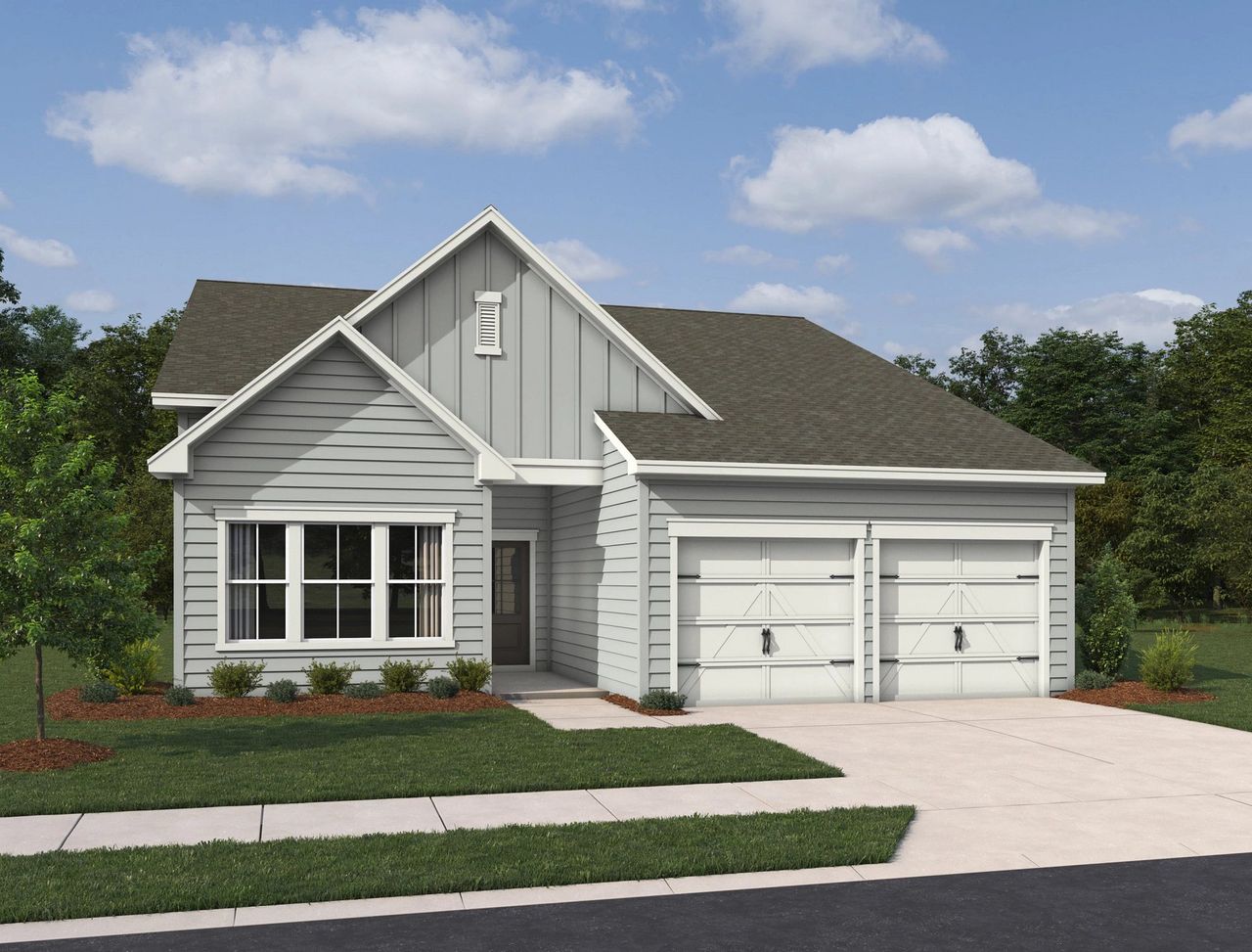 Representative exterior photo of a completed home built from the Aurora by Ashton Woods in The Pointe at Heron Bay, Locust Grove, GA (Image 2).