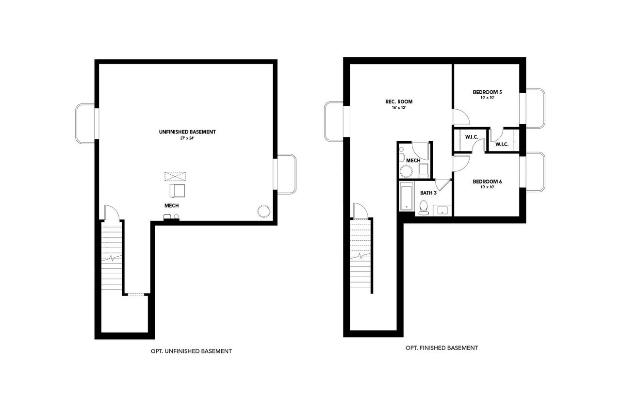 2D floor plan layout for the Violet by Brightland Homes in Granary, Johnstown, CO (Image 2).