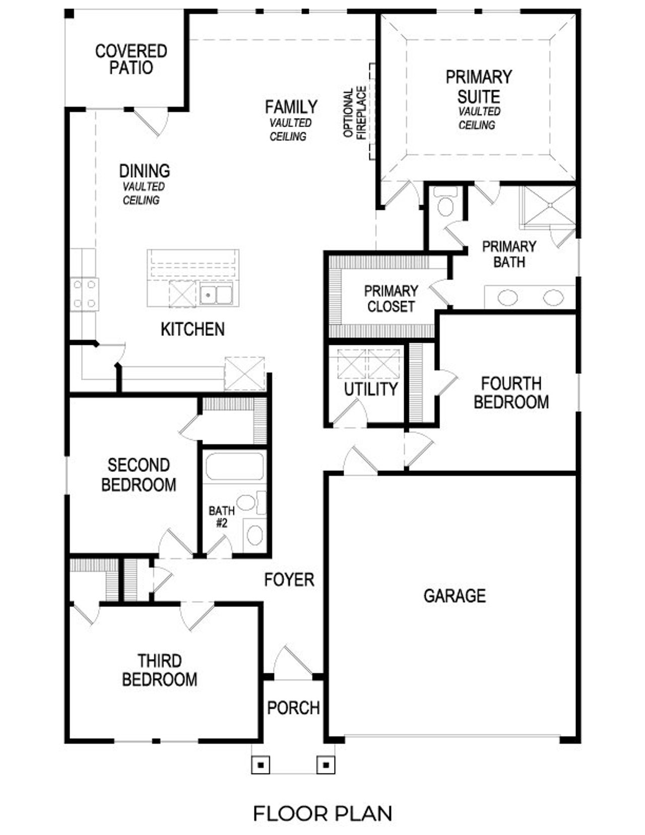 2D floor plan layout of this home in Las Lomas, Forney, TX (Image 2). 2D floor plan layout of this home in Las Lomas, Forney, TX (Image 2).